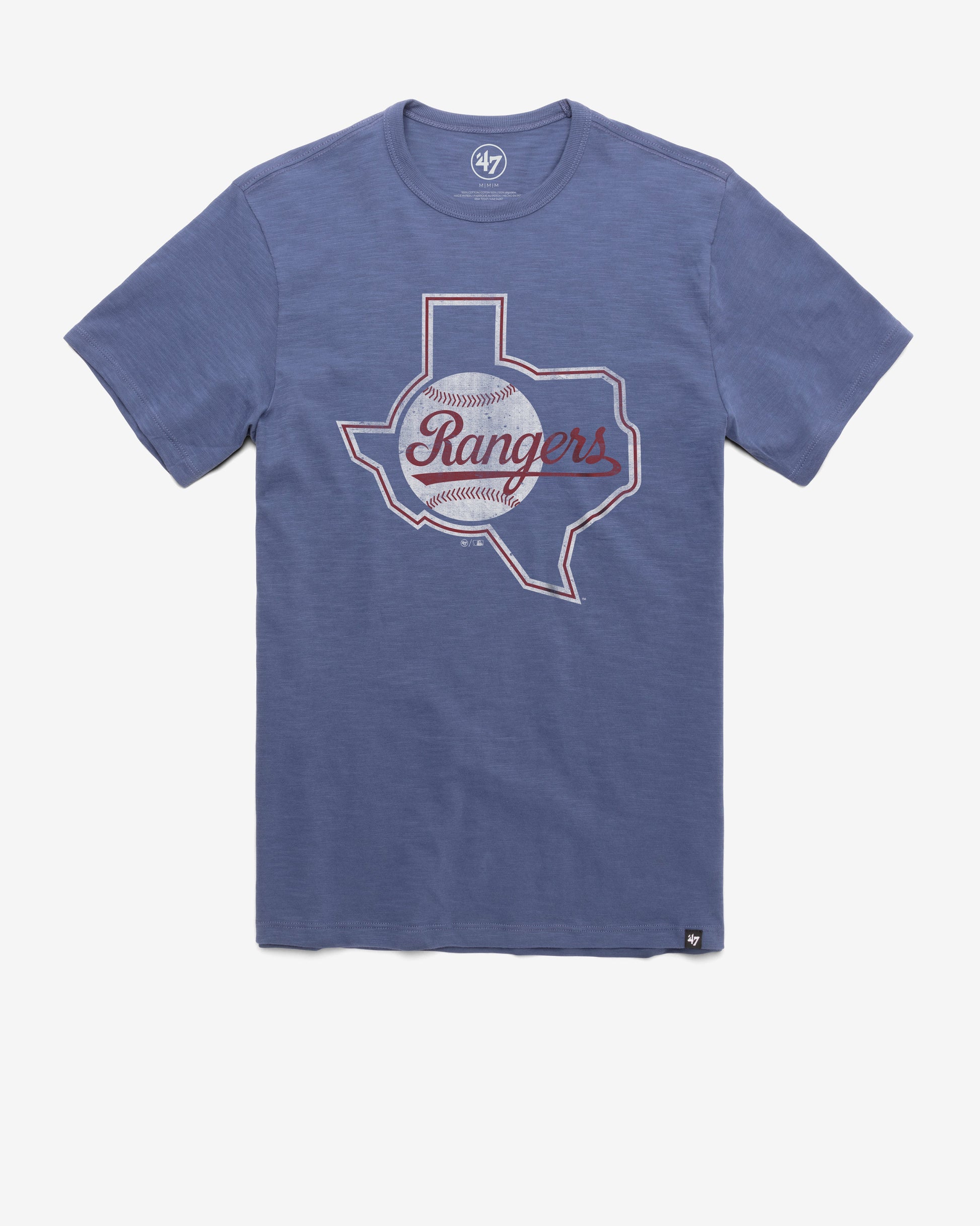 TEXAS RANGERS COOPERSTOWN GRIT '47 SCRUM TEE