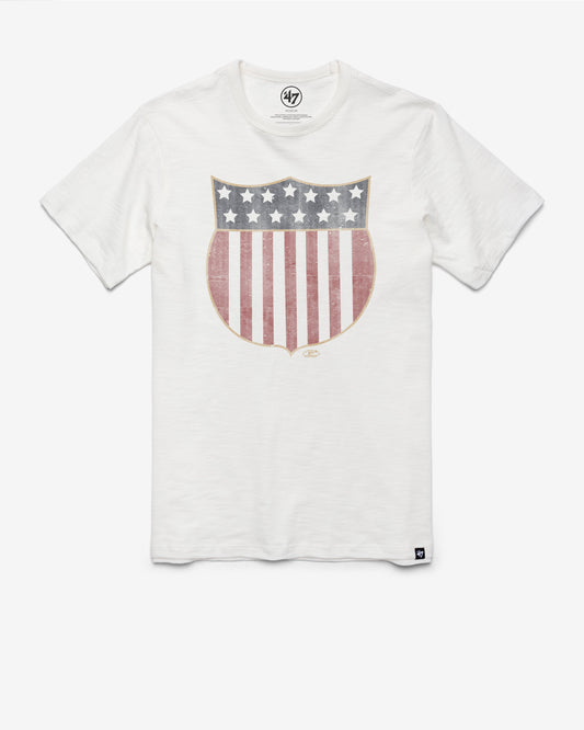 USA HOCKEY VINTAGE SHIELD GRIT '47 SCRUM TEE