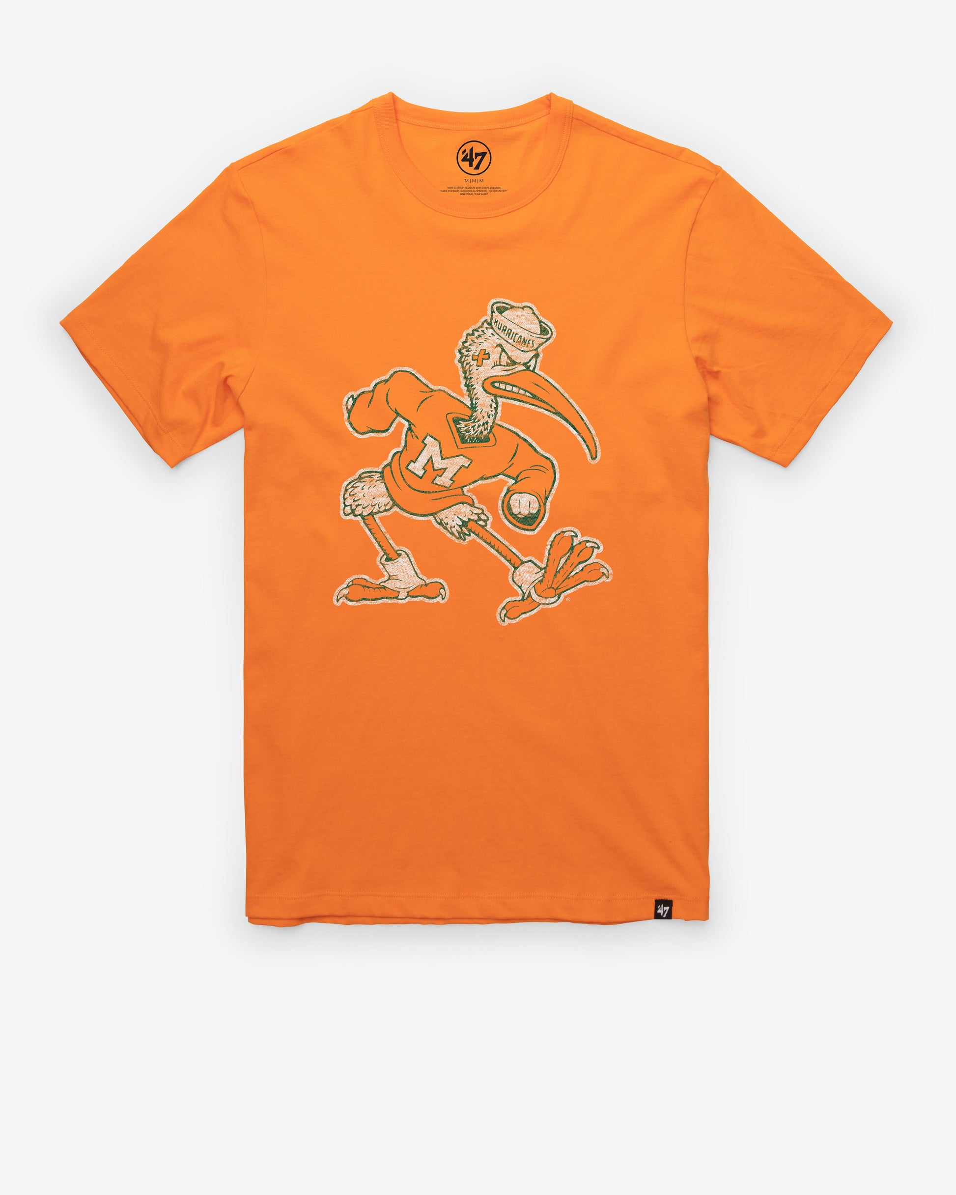 MIAMI HURRICANES VINTAGE PREMIER '47 FRANKLIN TEE