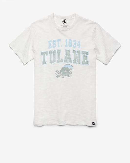 TULANE GREEN WAVE STADIUM WAVE '47 SCRUM TEE