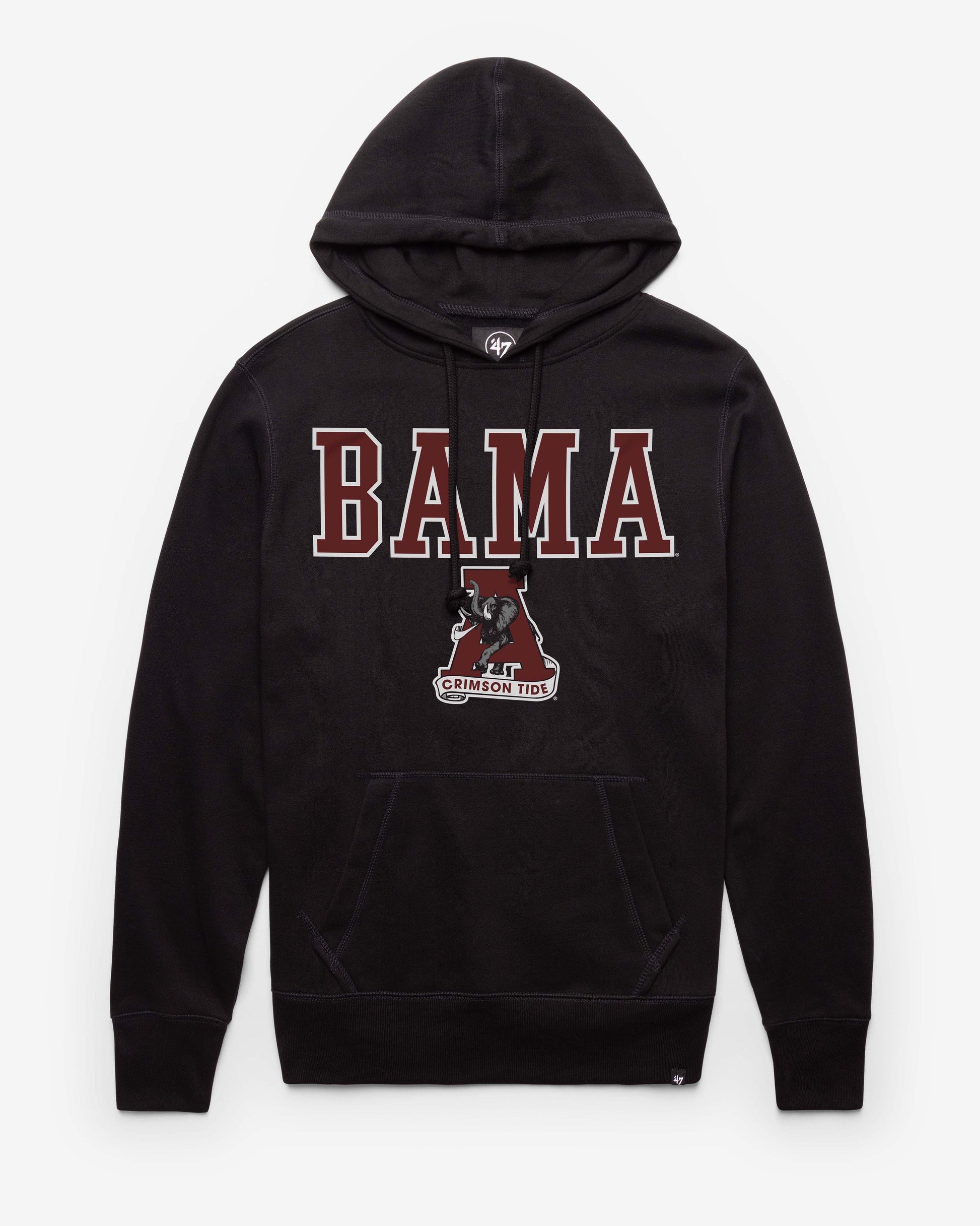 ALABAMA CRIMSON TIDE VINTAGE STRAIGHT BLOCK '47 HEADLINE HOOD