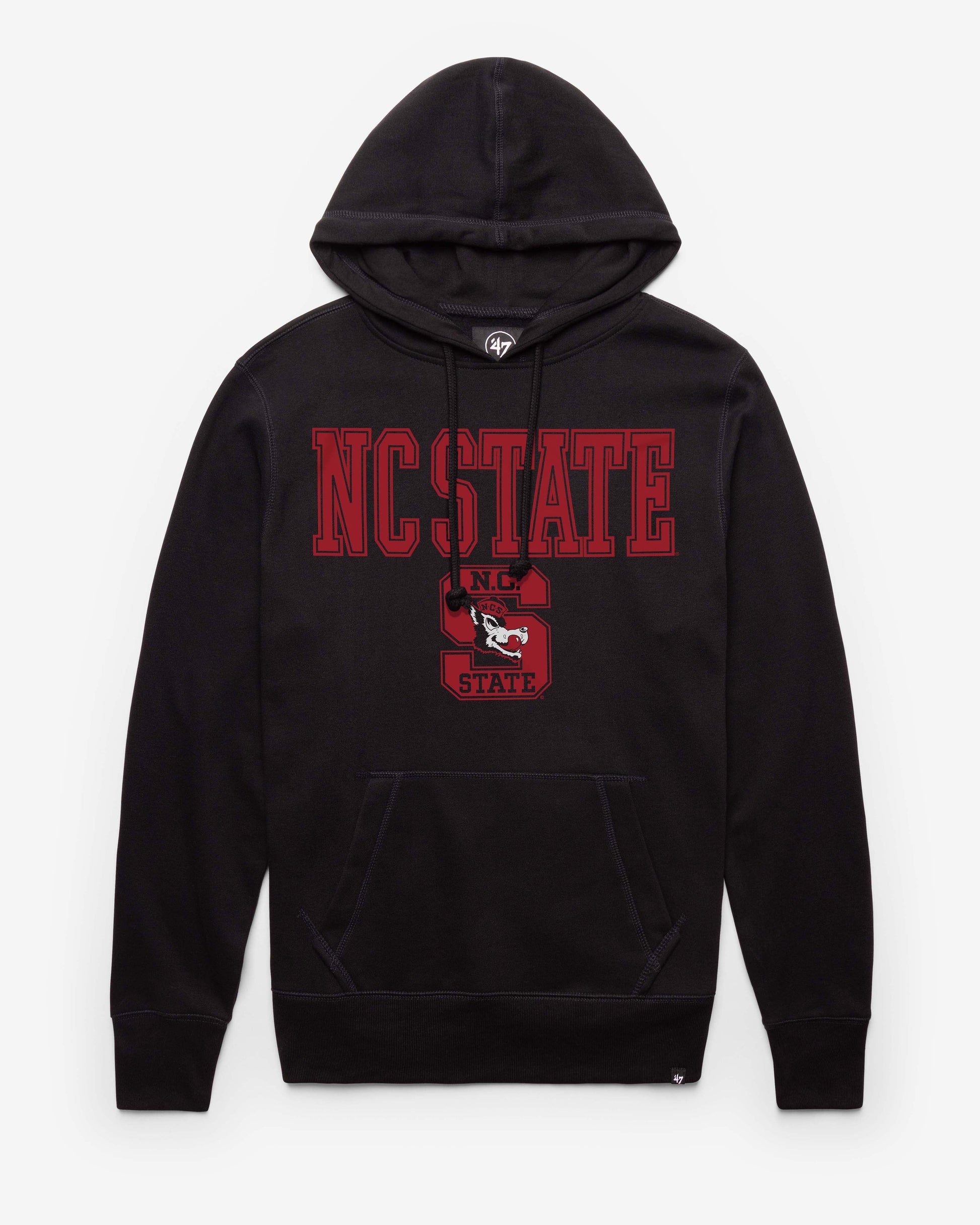 NORTH CAROLINA STATE WOLFPACK STRAIGHT BLOCK '47 HEADLINE HOOD