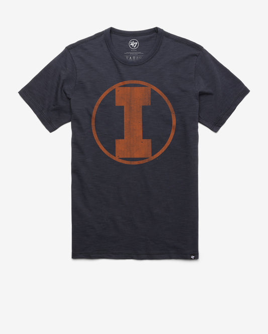 ILLINOIS FIGHTING ILLINI VINTAGE GRIT '47 SCRUM TEE