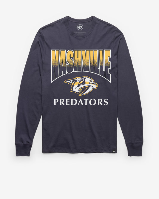 NASHVILLE PREDATORS SWEEP DOWN '47 FRANKLIN LONG SLEEVE TEE