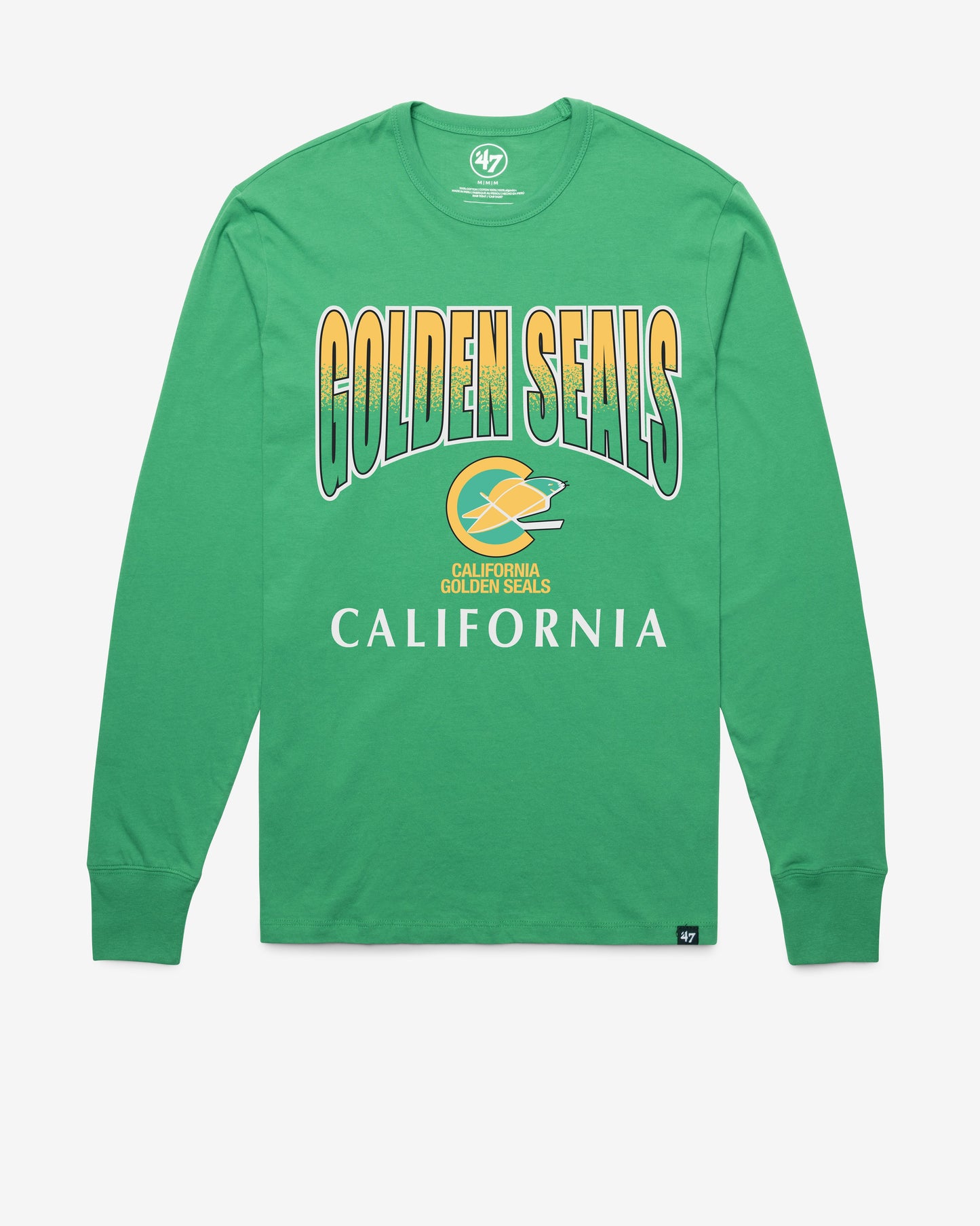 CALIFORNIA GOLDEN SEALS VINTAG SWEEP DOWN '47 FRANKLIN TEE