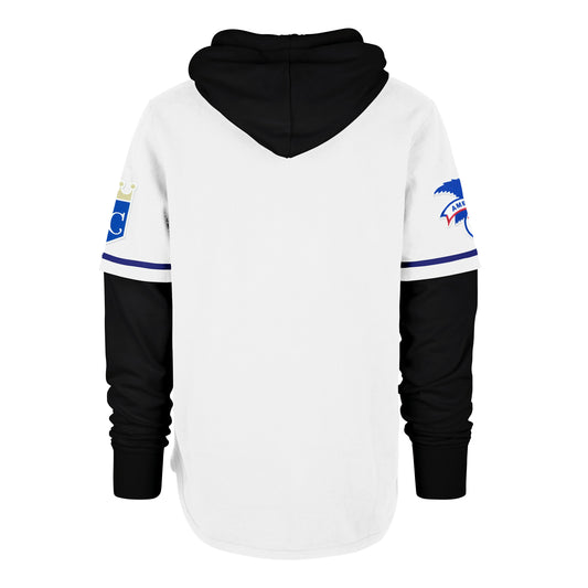 KANSAS CITY ROYALS COOPERSTOWN TRIFECTA '47 SHORTSTOP HOOD PULLOVER