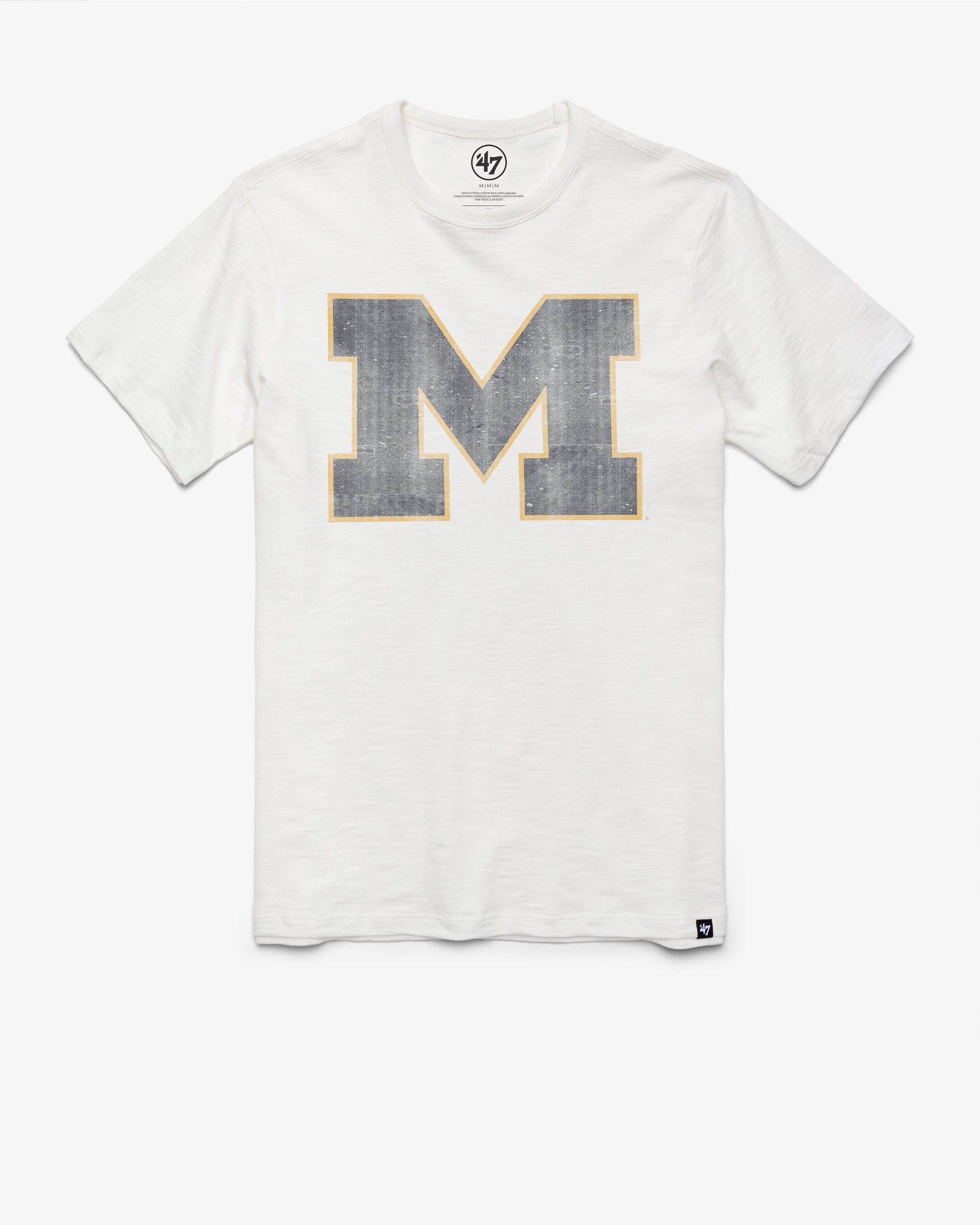 MICHIGAN WOLVERINES GRIT VINTAGE '47 SCRUM TEE