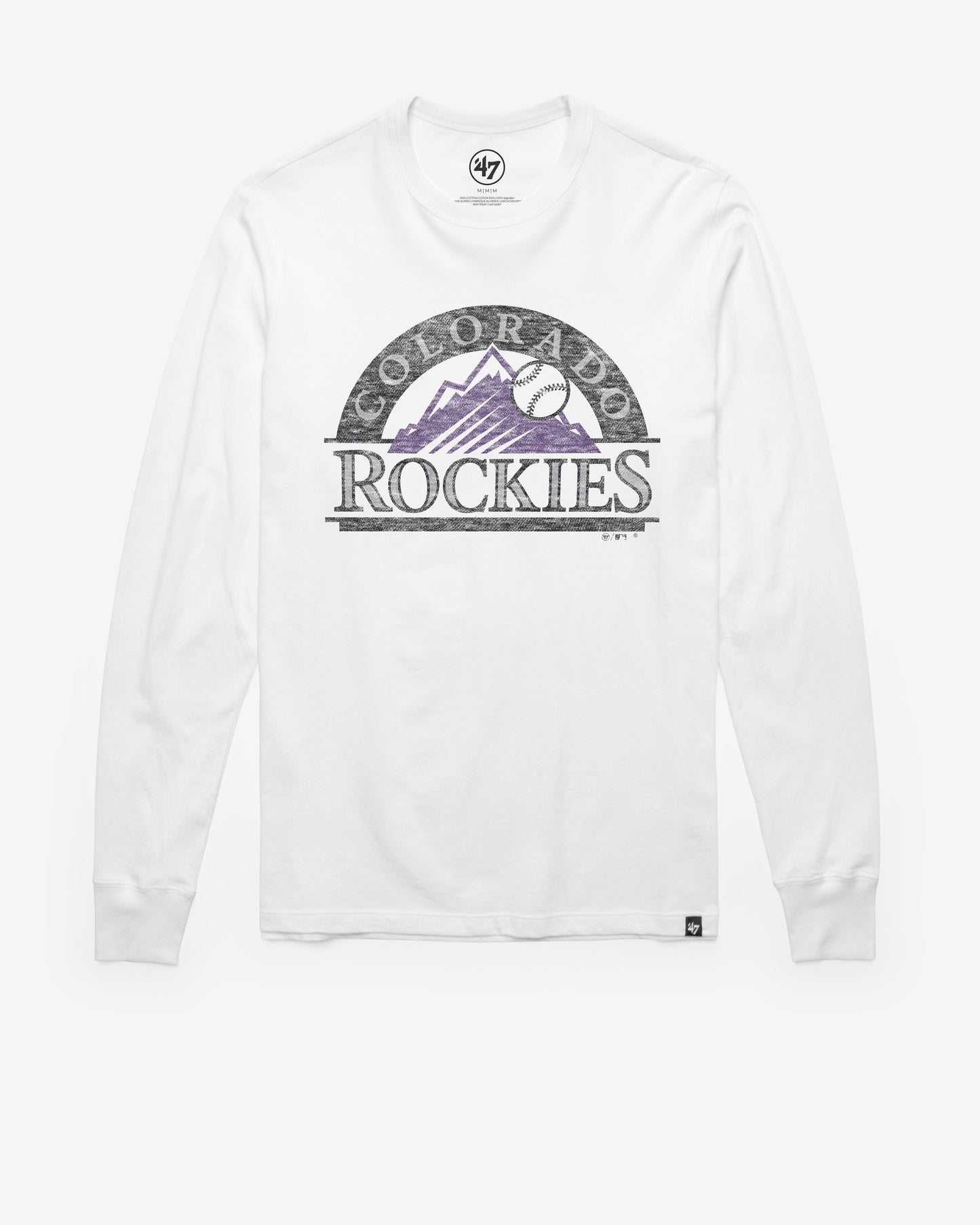 COLORADO ROCKIES PREMIER '47 FRANKLIN LONG SLEEVE TEE