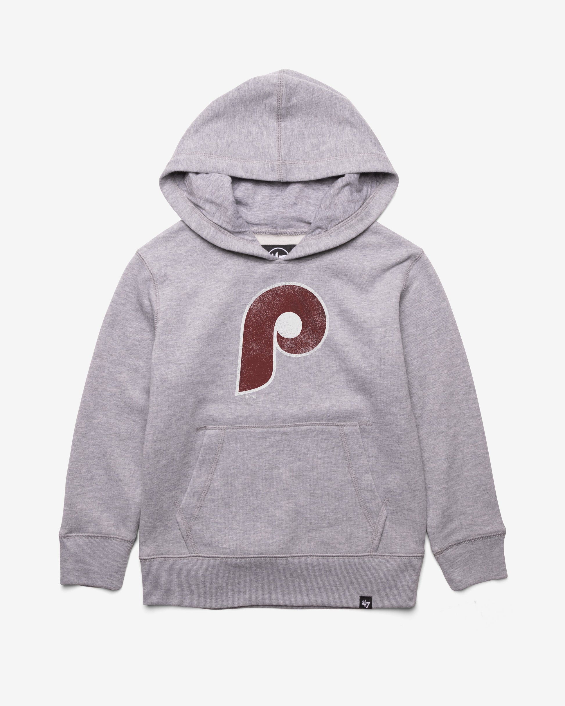 PHILADELPHIA PHILLIES DISTRESSED IMPRINT '47 KID'S HEADLNE HOOD