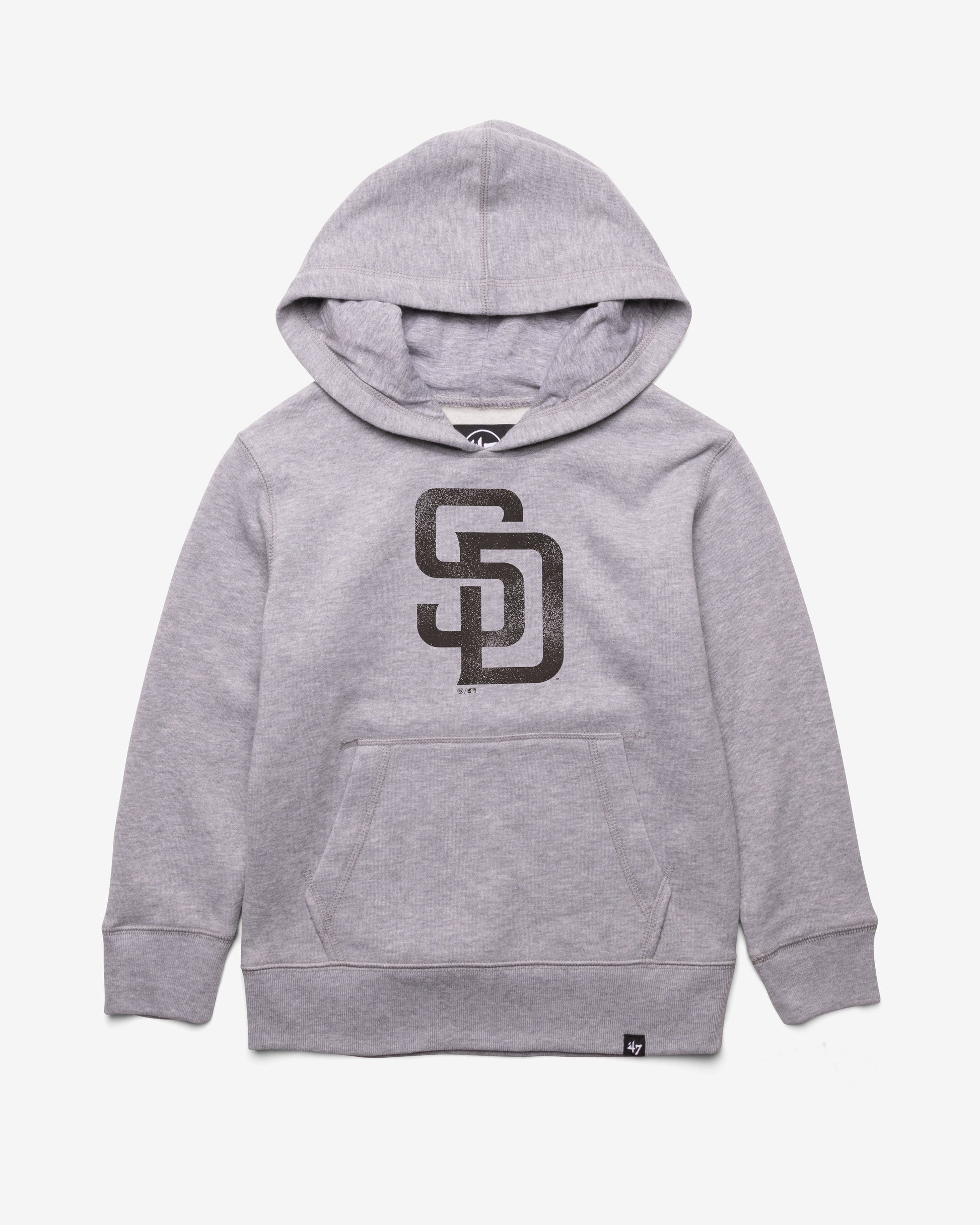 SAN DIEGO PADRES DISTRESSED IMPRINT '47 KID'S HEADLNE HOOD