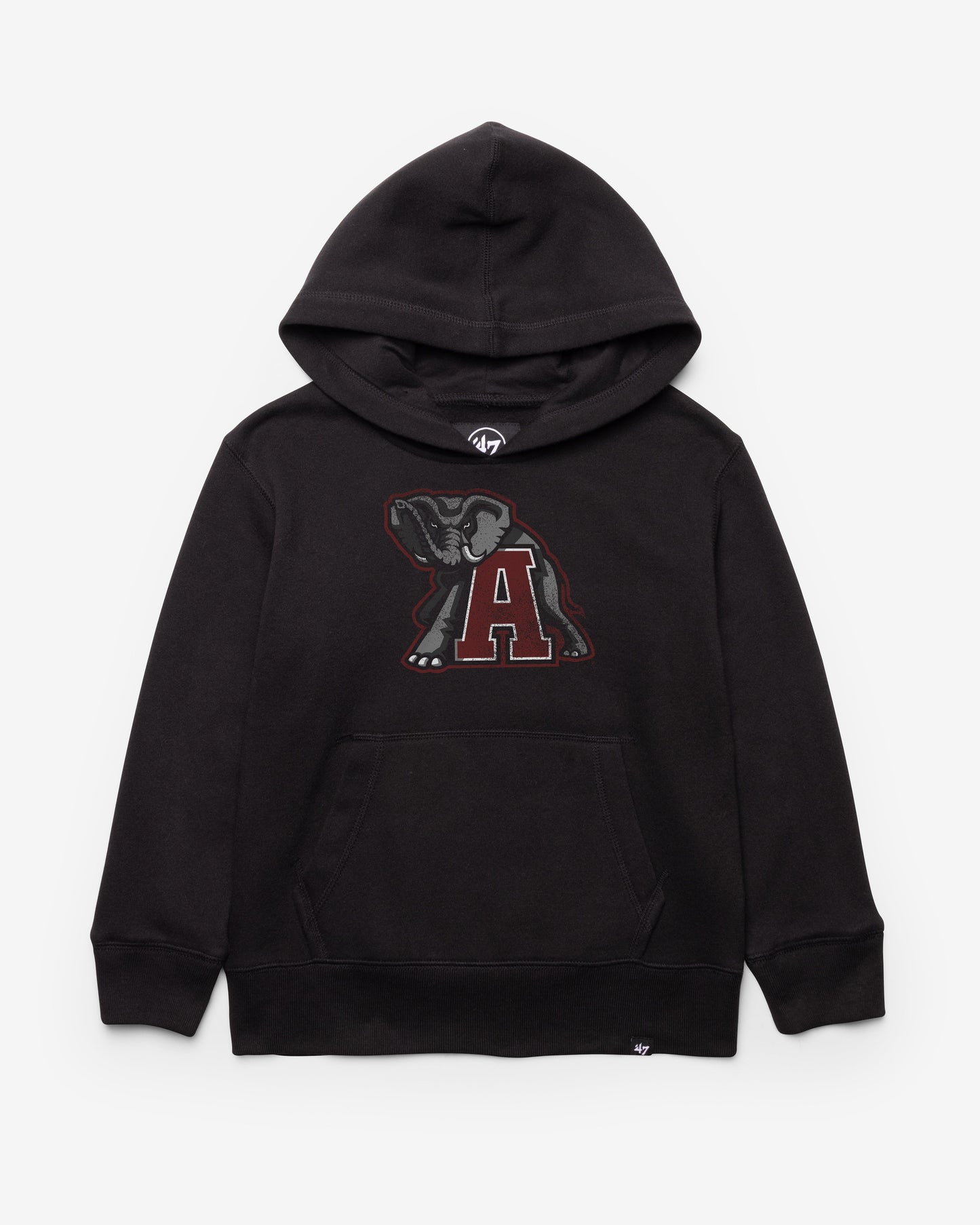 ALABAMA CRIMSON TIDE DISTRESSED IMPRINT '47 KID'S HEADLINE HOOD