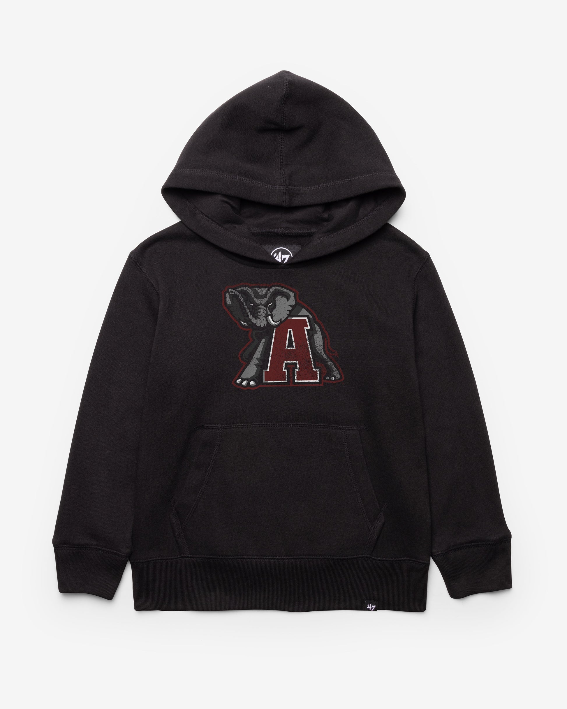 ALABAMA CRIMSON TIDE DISTRESSED IMPRINT '47 KID'S HEADLINE HOOD
