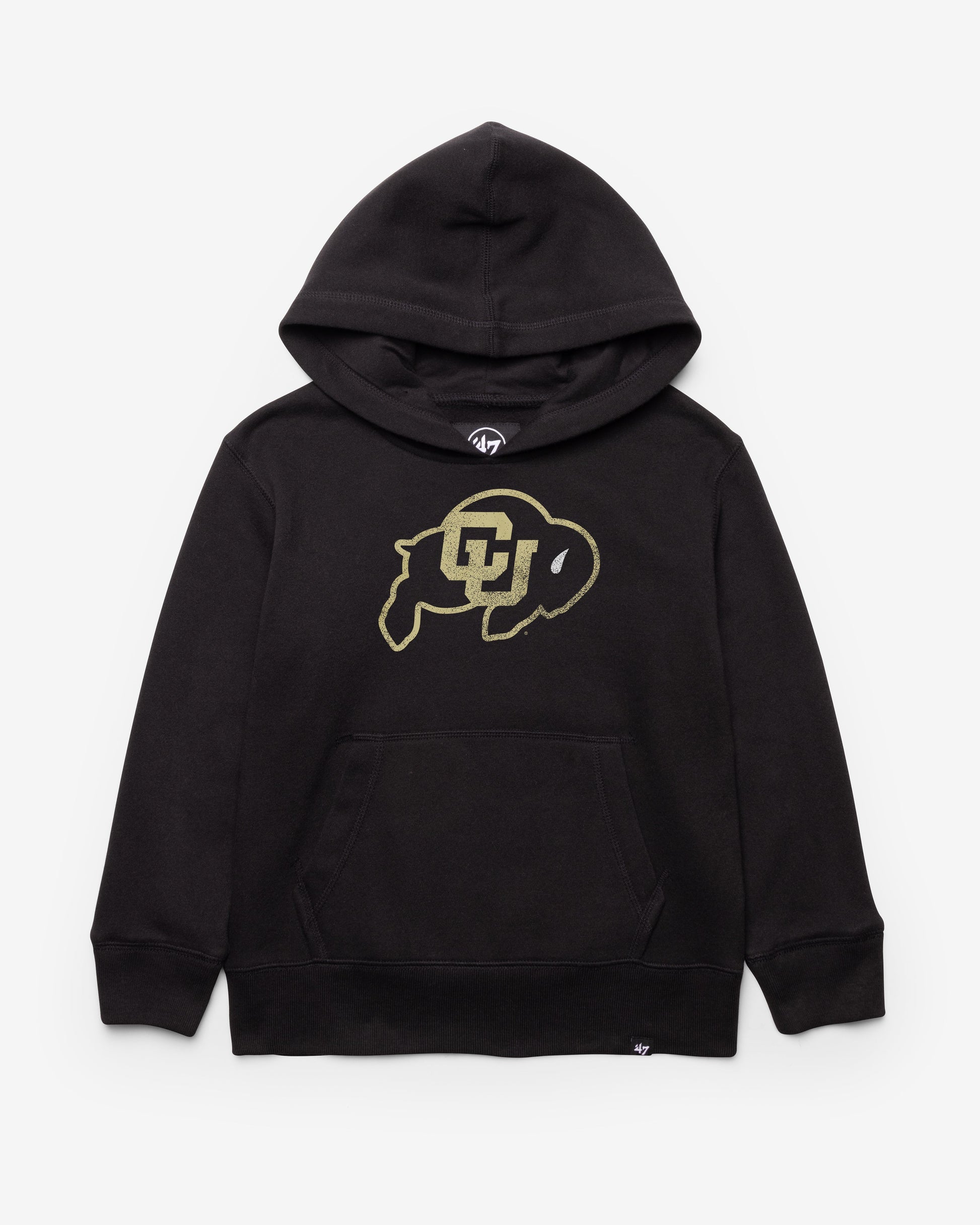 COLORADO BUFFALOES DISTRESSED IMPRINT '47 KID'S HEADLINE HOOD