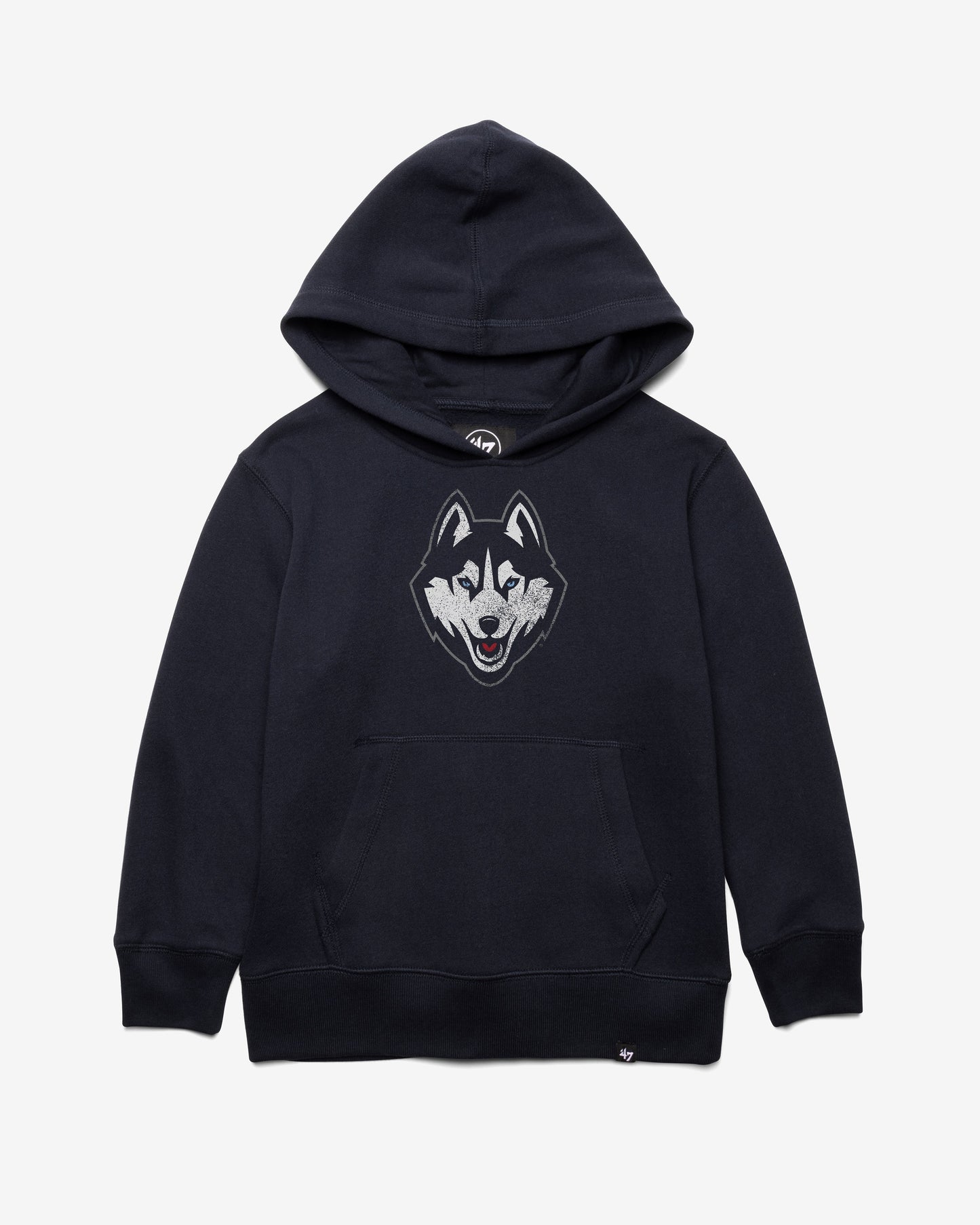 CONNECTICUT HUSKIES UCONN DOG DISTRESSED '47 KID'S IMPRINT HEADLINE HOOD