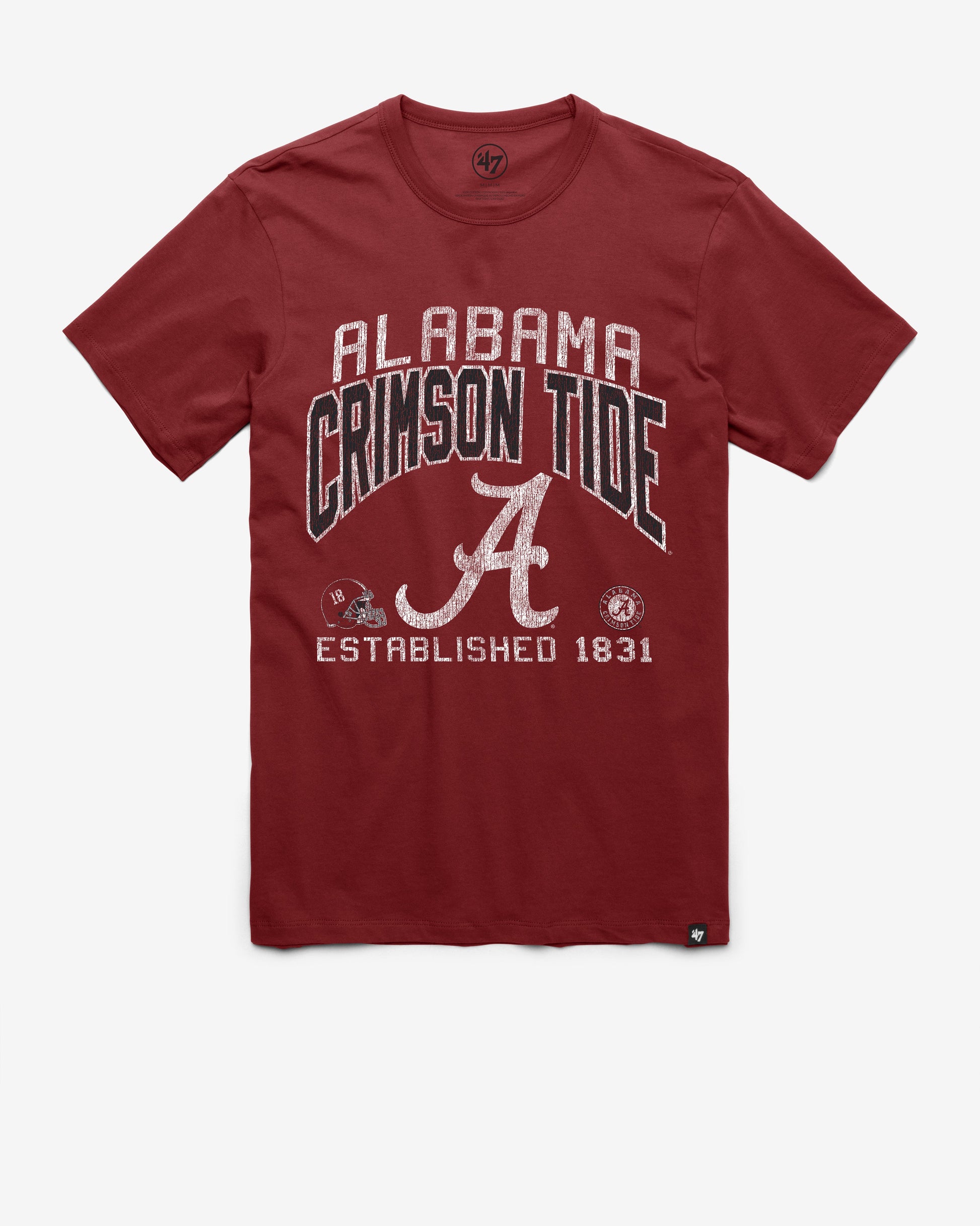 ALABAMA CRIMSON TIDE TURNED UP '47 FRANKLIN TEE