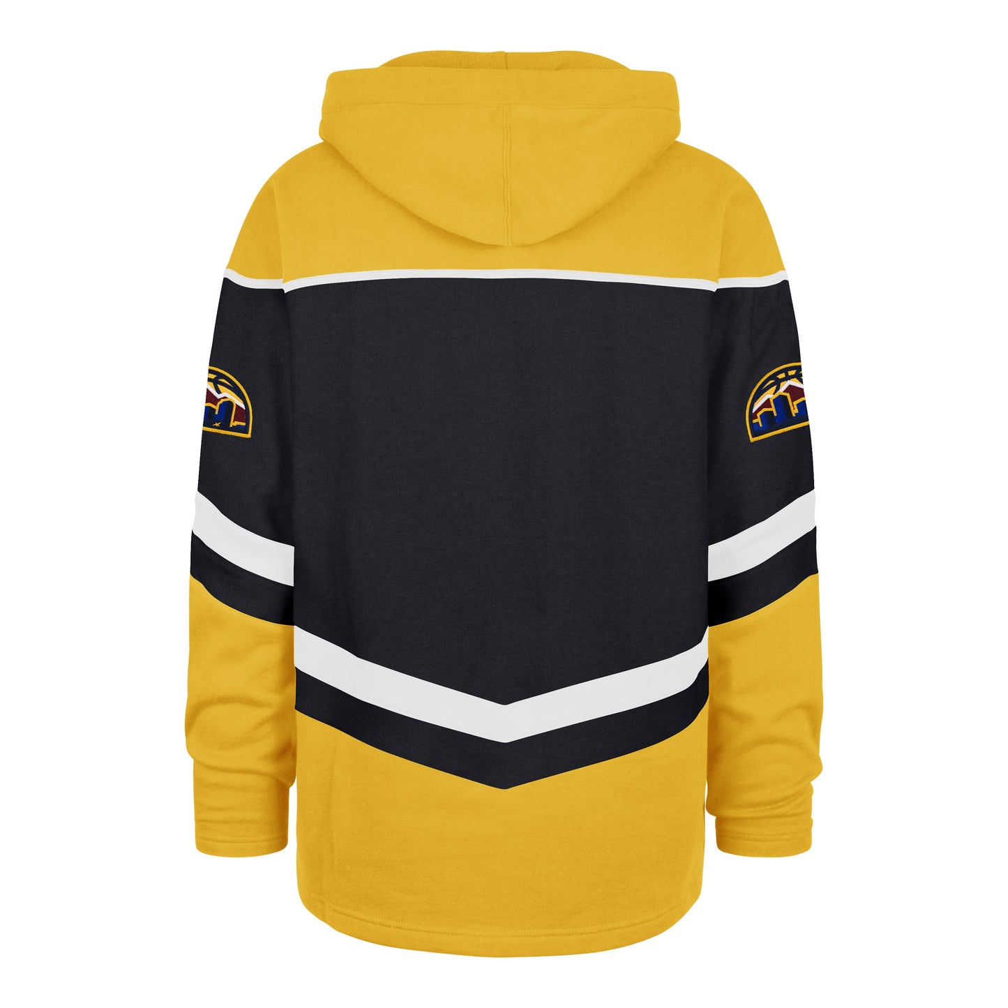 DENVER NUGGETS TRI SATIN '47 LAYUP LACER HOOD