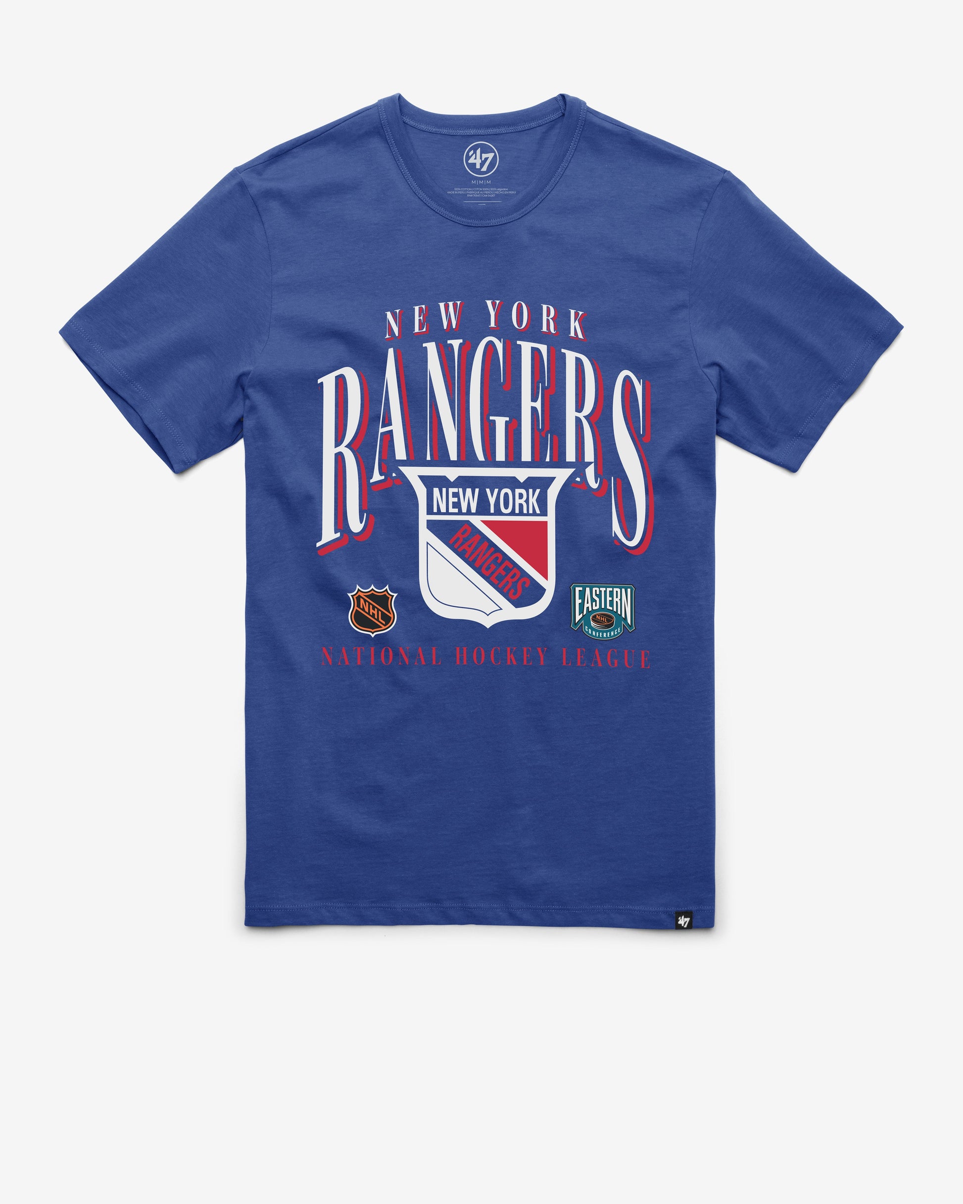 NEW YORK RANGERS VINTAGE CREASE '47 FRANKLIN TEE
