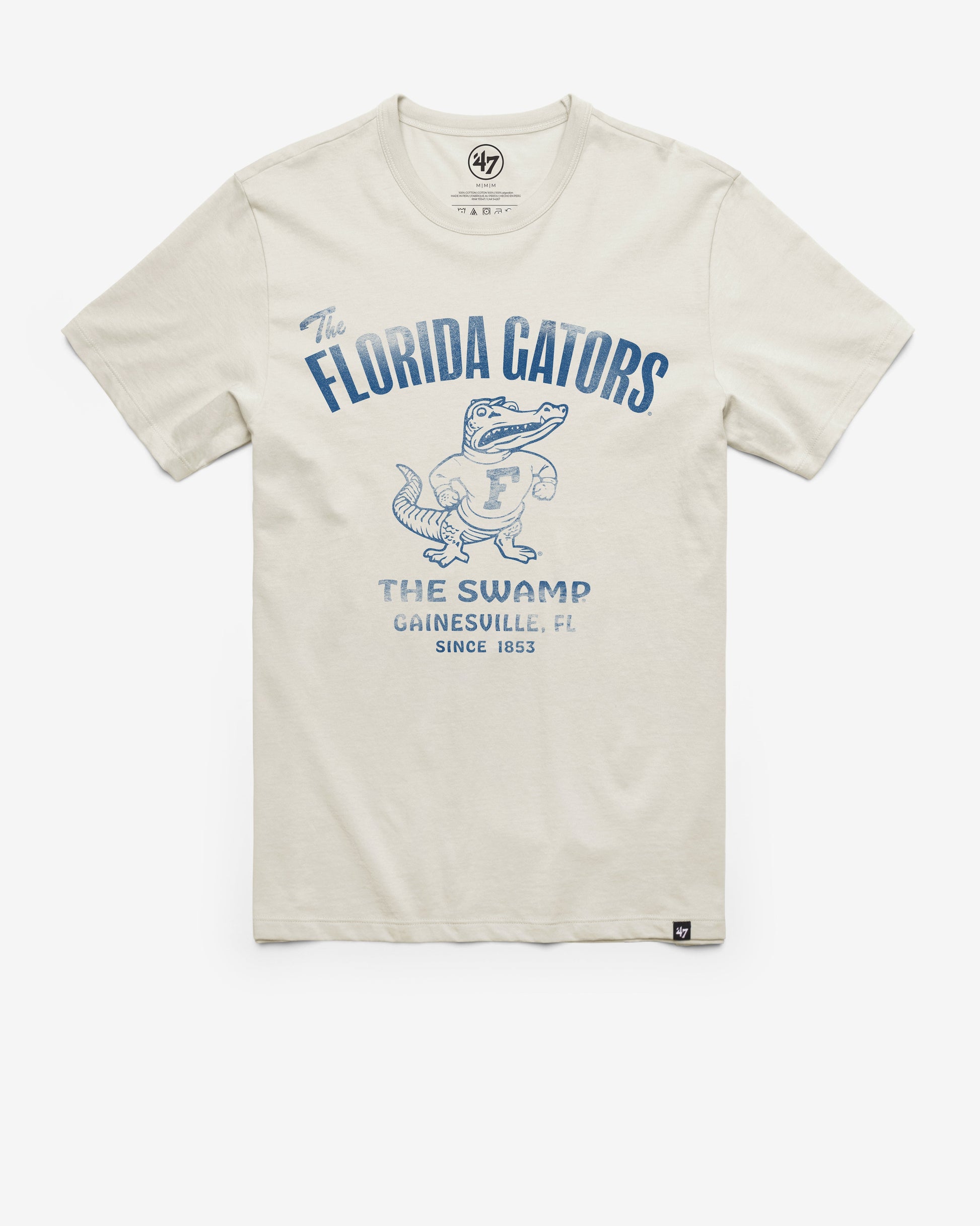 FLORIDA GATORS VINTAGE WIDE OPEN '47 FRANKLIN TEE