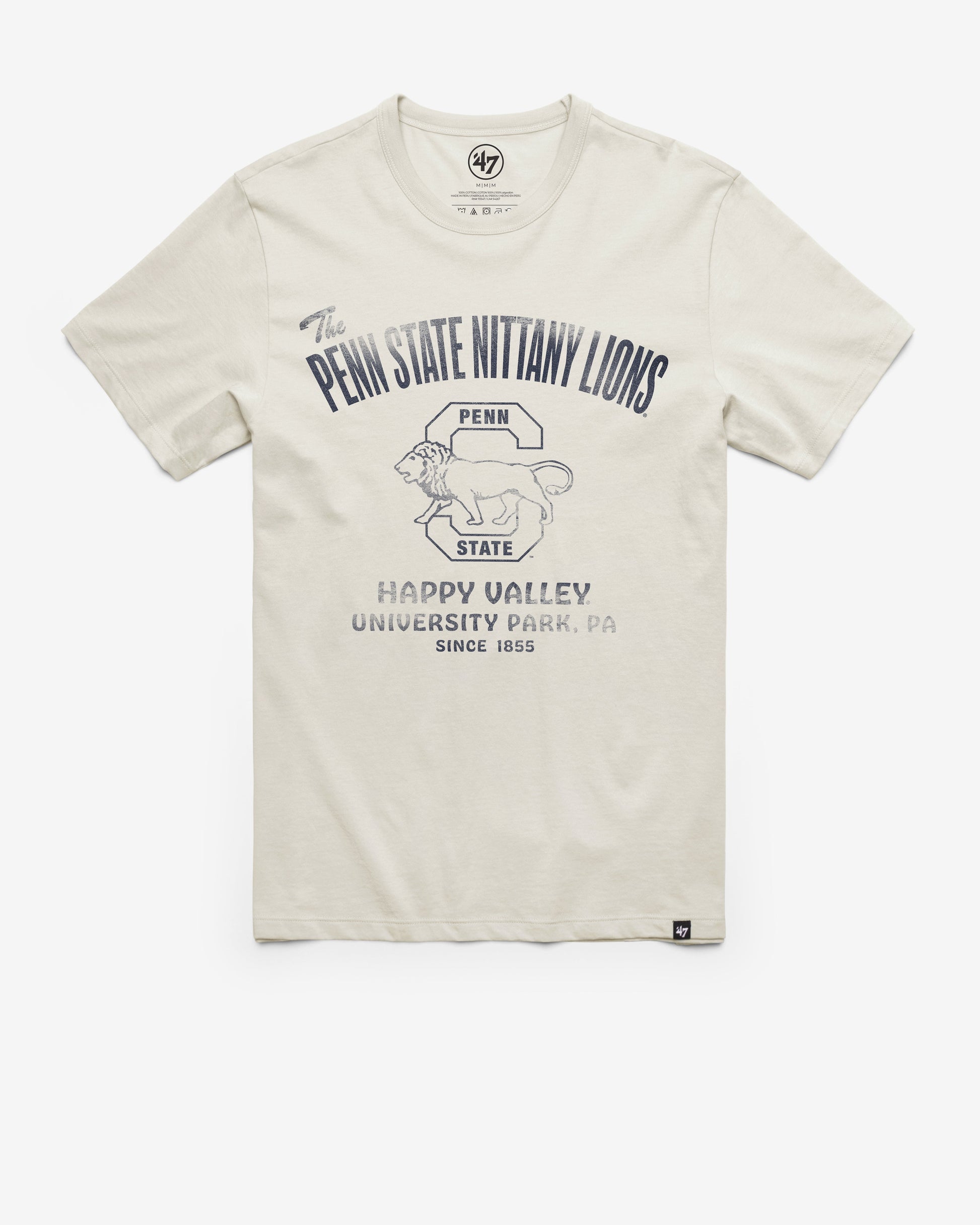 PENN STATE NITTANY LIONS VINTAGE WIDE OPEN '47 FRANKLIN TEE
