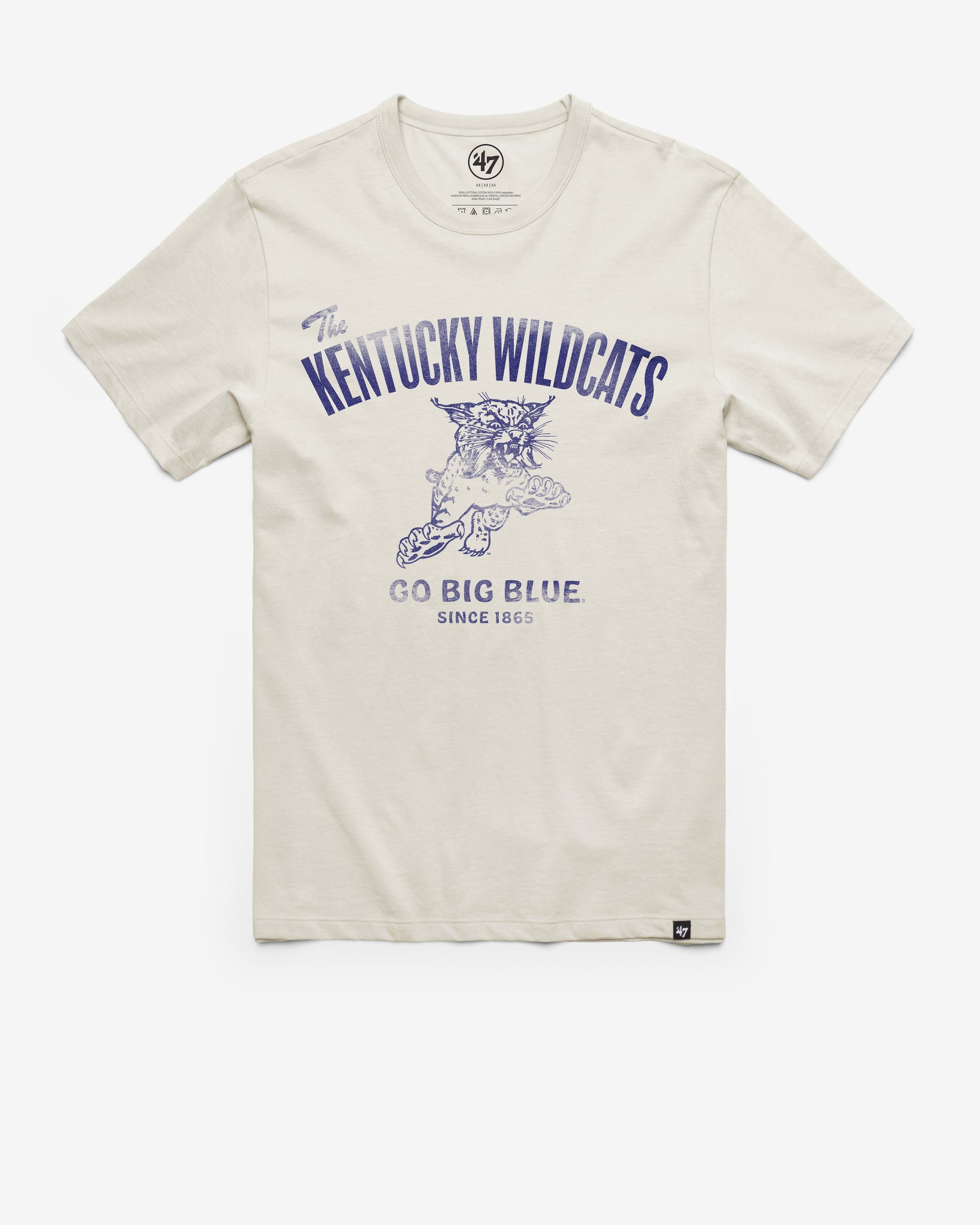 KENTUCKY WILDCATS VINTAGE WIDE OPEN '47 FRANKLIN TEE