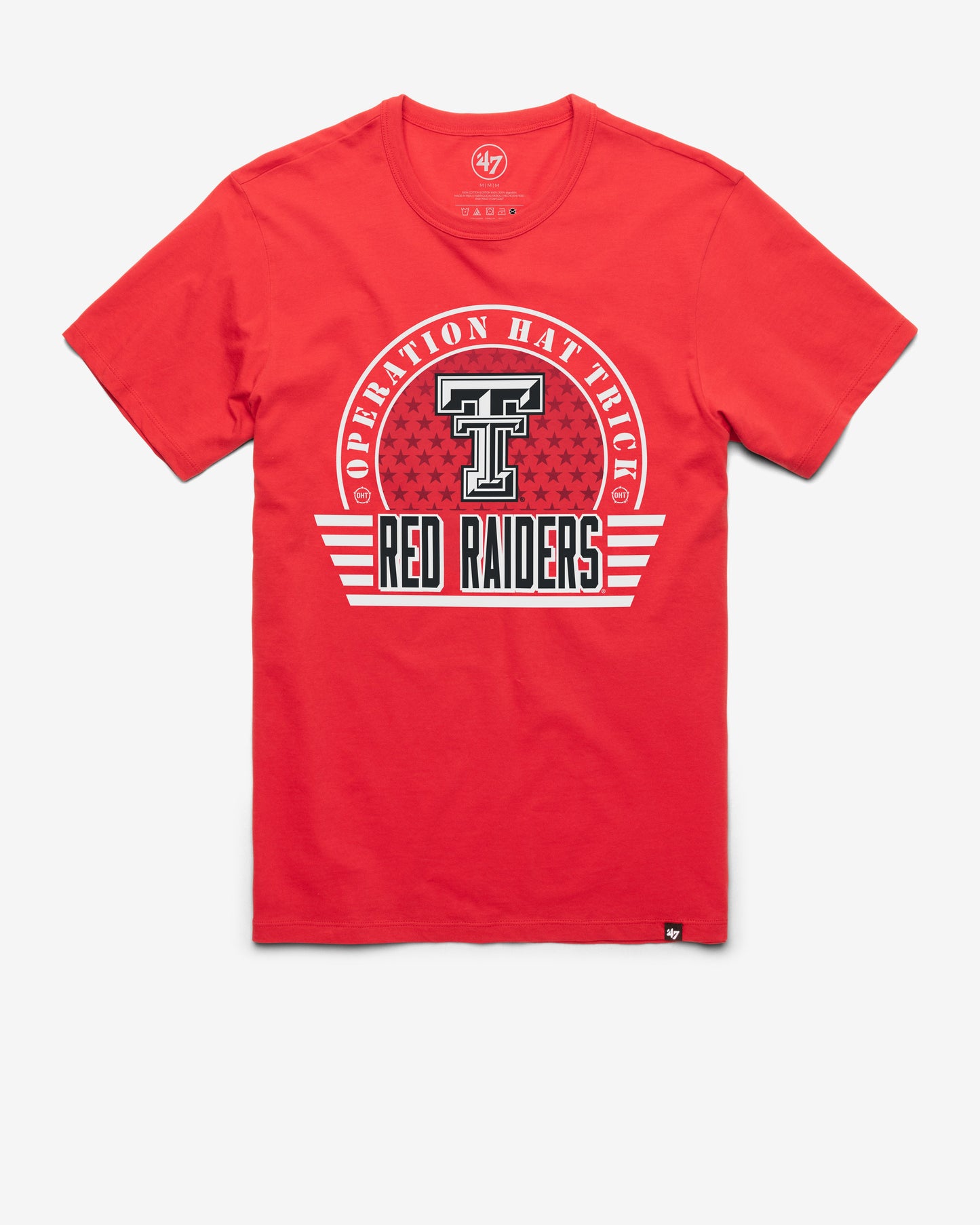 TEXAS TECH RED RAIDERS OPERATION HAT TRICK OHT CONVOY '47 FRANKLIN TEE
