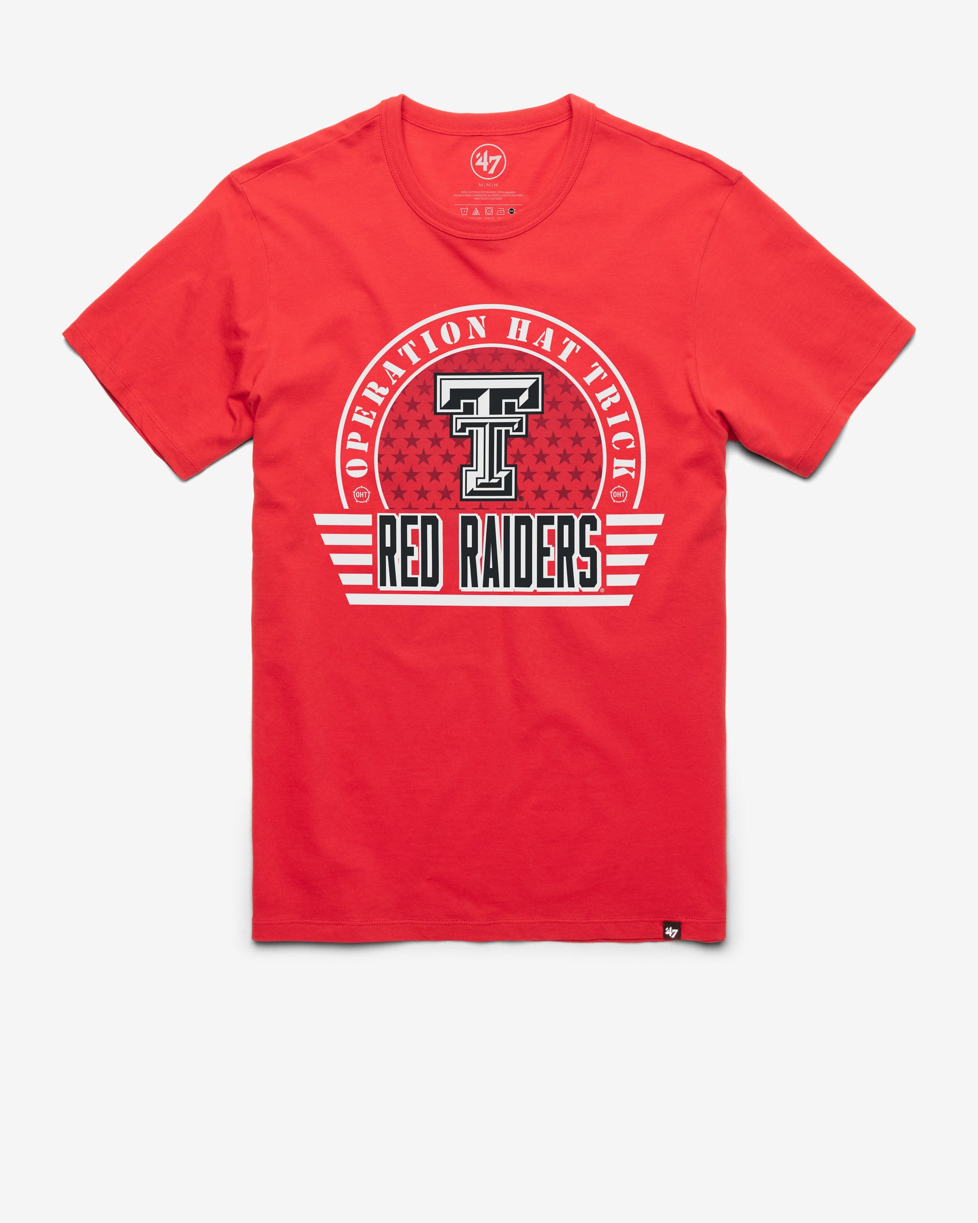 TEXAS TECH RED RAIDERS OPERATION HAT TRICK OHT CONVOY '47 FRANKLIN TEE
