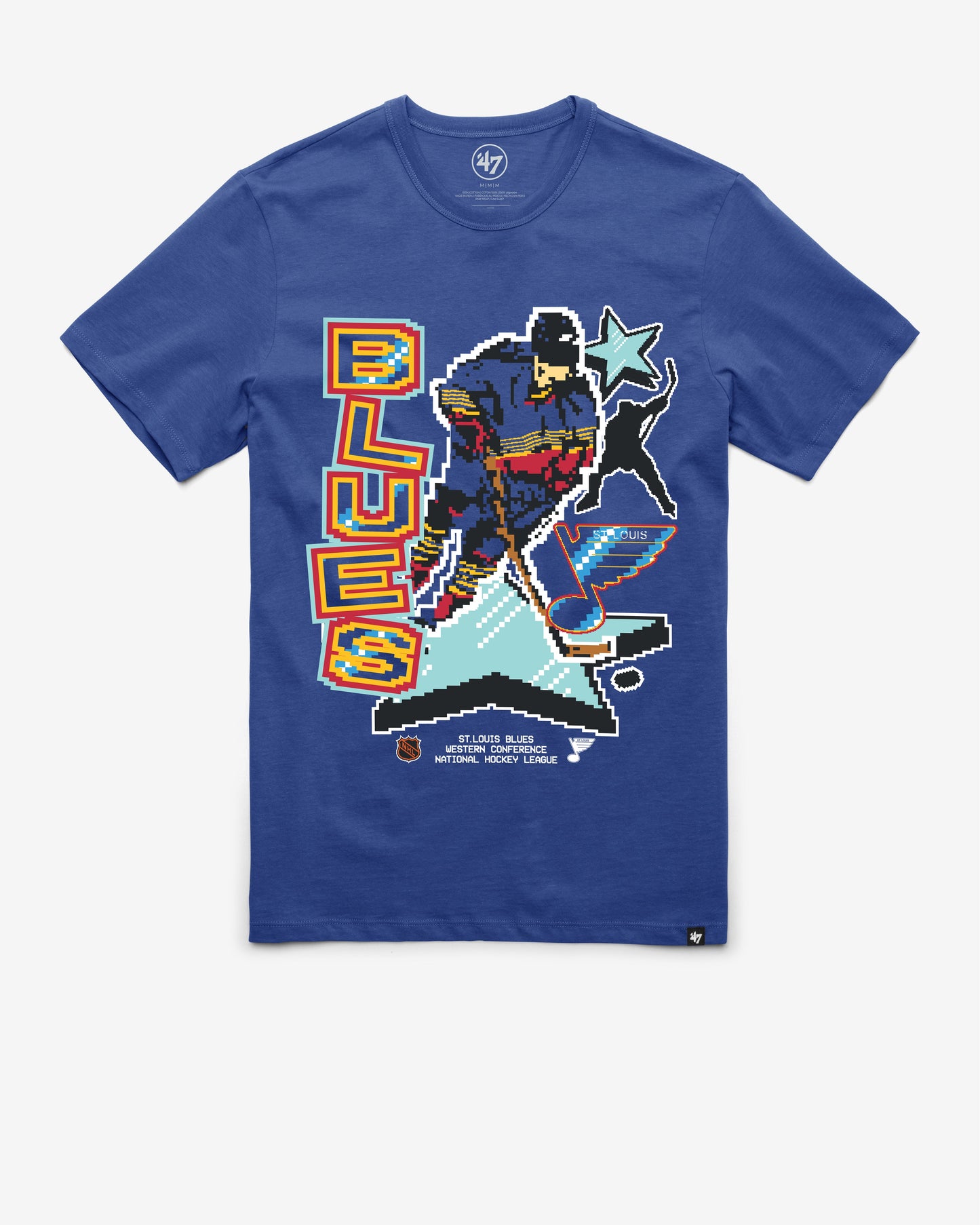 ST LOUIS BLUES VINTAGE LAMP LIGHTER '47 FRANKLIN TEE