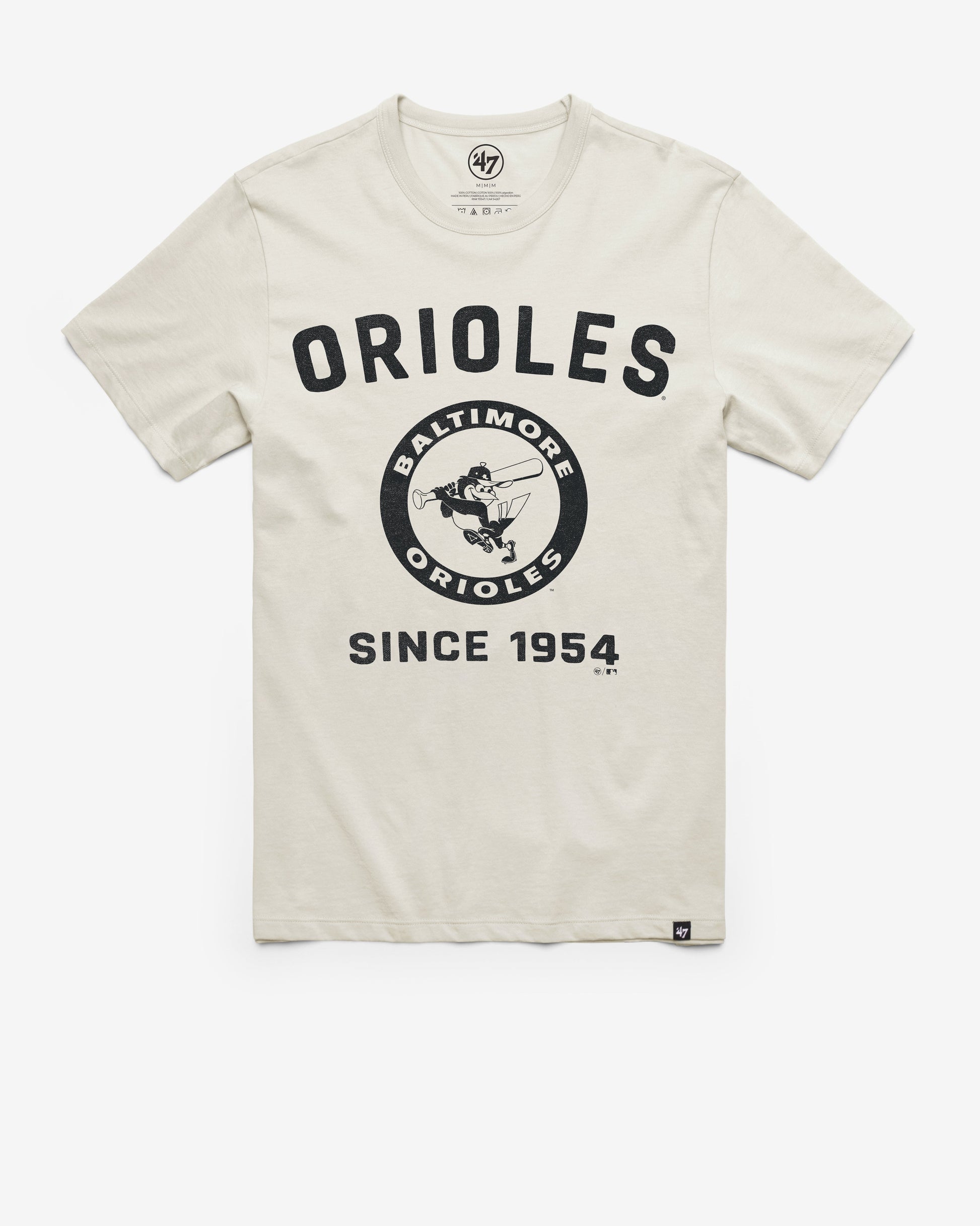 BALTIMORE ORIOLES COOPERSTOWN DUSTER '47 FRANKLIN TEE