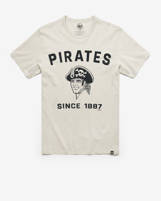 PITTSBURGH PIRATES COOPERSTOWN DUSTER '47 FRANKLIN TEE