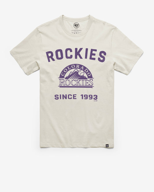 COLORADO ROCKIES COOPERSTOWN DUSTER '47 FRANKLIN TEE