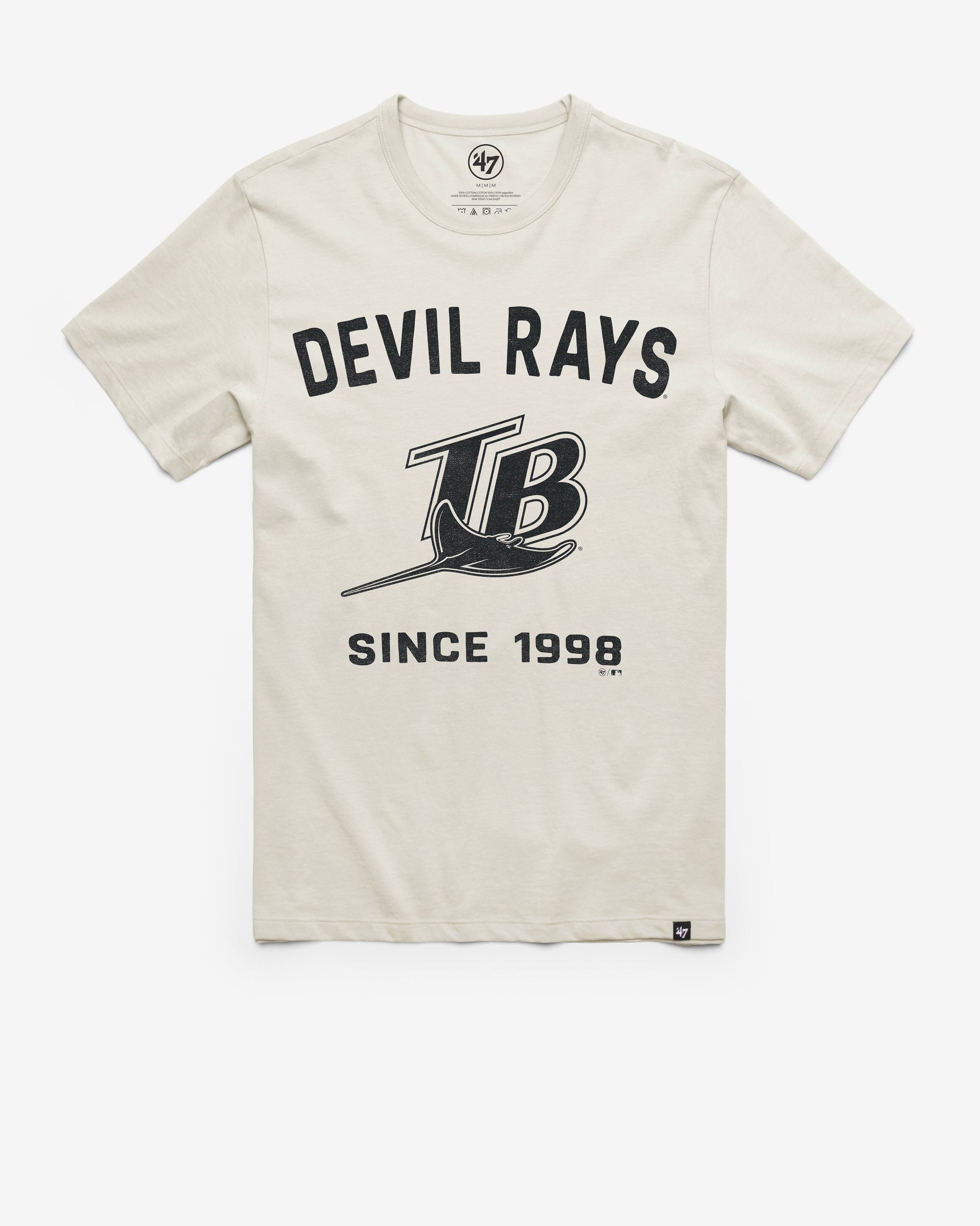 TAMPA BAY RAYS COOPERSTOWN DUSTER '47 FRANKLIN TEE