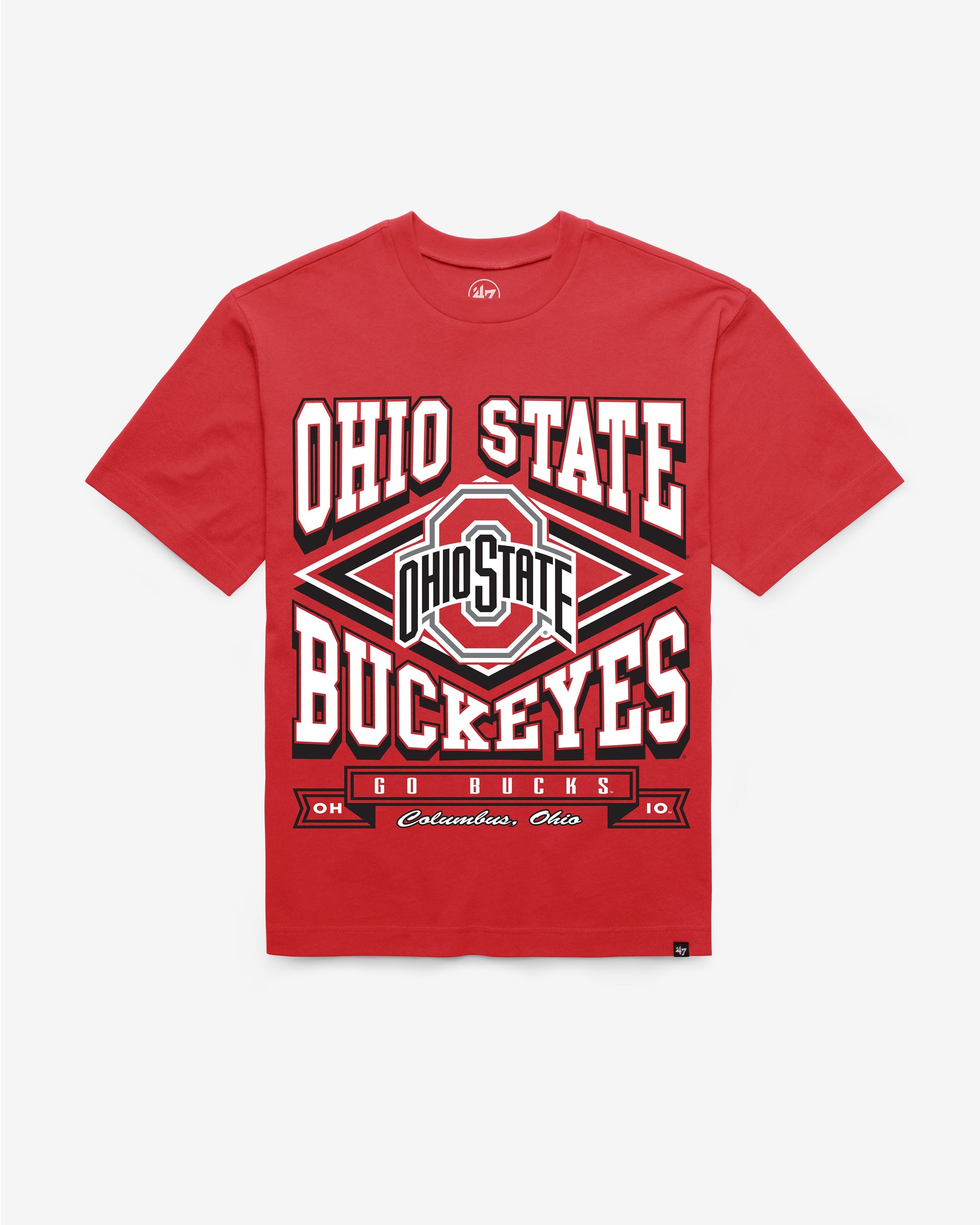 OHIO STATE BUCKEYES HEATER '47 FOUNDATION TEE