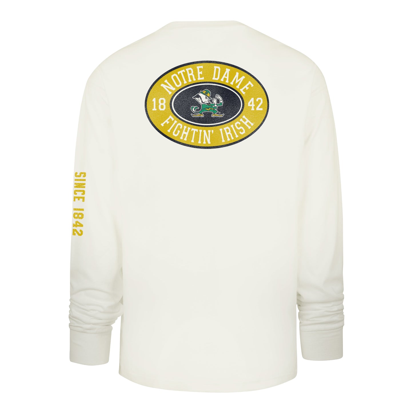 NOTRE DAME FIGHTING IRISH TIDE SWEEP MONTAUK '47 FOUNDATION LONG SLEEVE TEE