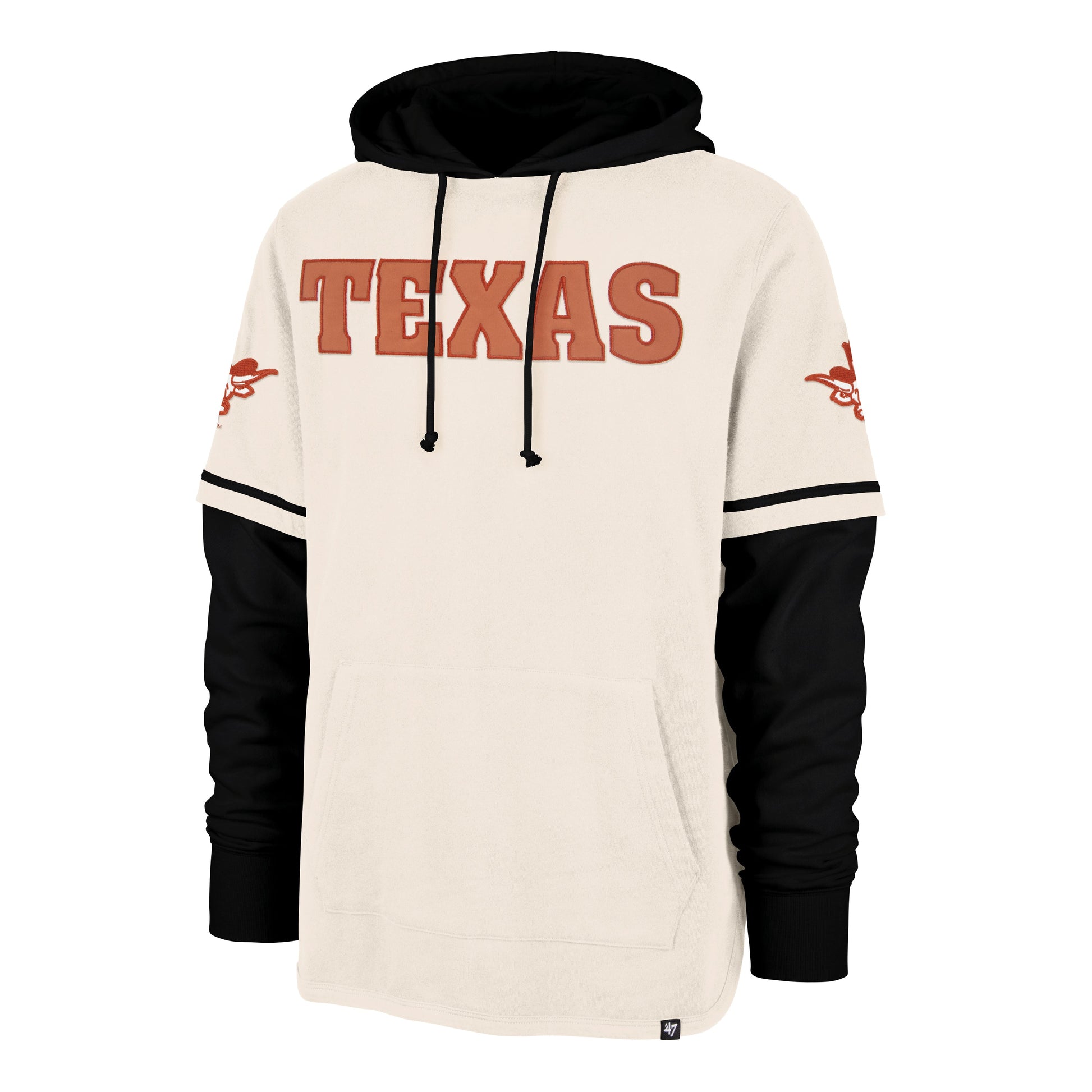 TEXAS LONGHORNS VINTAGE TRIFECTA '47 SHORTSTOP PULLOVER HOOD