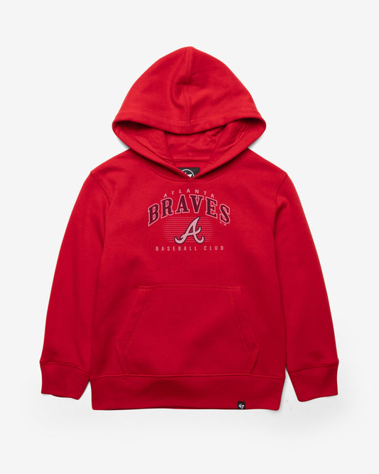 ATLANTA BRAVES DOUBLE HEADER '47 KID'S HEADLINE HOOD
