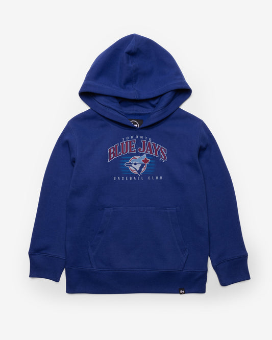 TORONTO BLUE JAYS COOPERSTOWN DOUBLE HEADER '47 KID'S HEADLINE HOOD