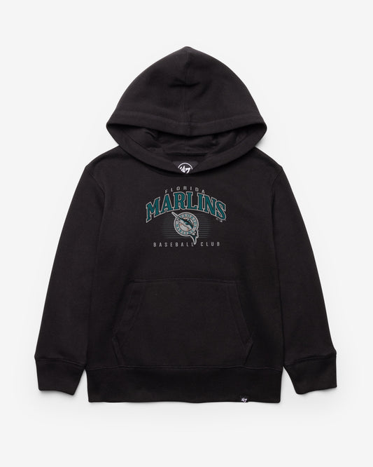 MIAMI MARLINS COOPERSTOWN DOUBLE HEADER '47 KID'S HEADLINE HOOD
