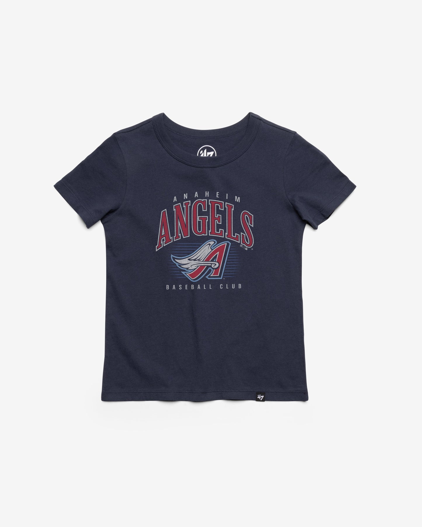 LOS ANGELES ANGELS COOPERSTOWN DOUBLE HEADER '47 KID'S FRANKLIN TEE