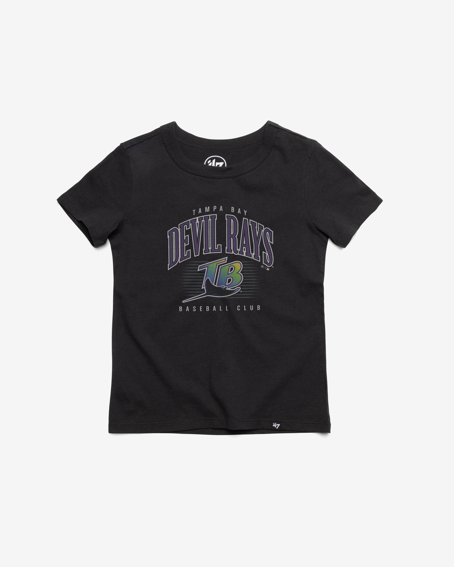 TAMPA BAY RAYS COOPERSTOWN DOUBLE HEADER '47 KID'S FRANKLIN TEE