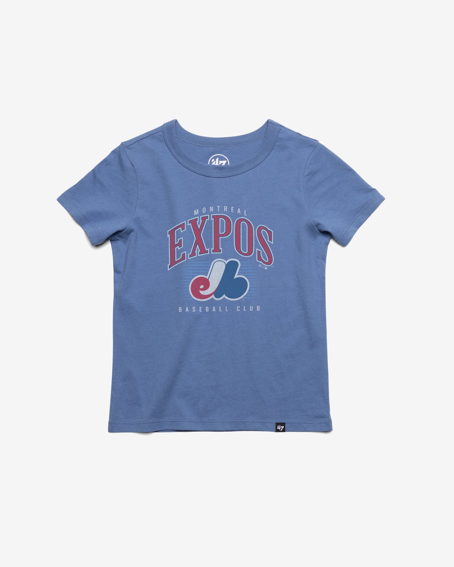 MONTREAL EXPOS COOPERSTOWN DOUBLE HEADER '47 KID'S FRANKLIN TEE