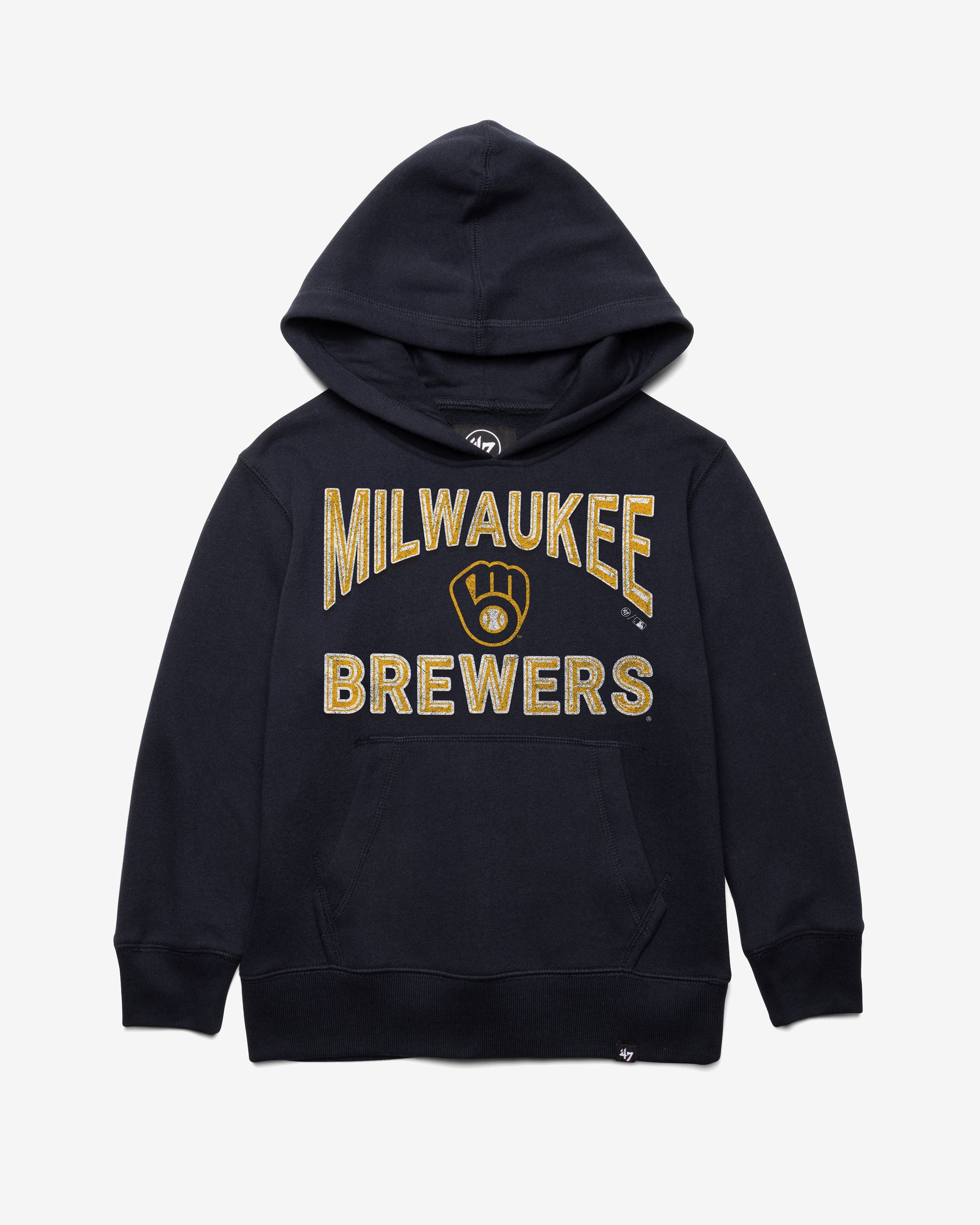 MILWAUKEE BREWERS FAN OUT '47 KID'S HEADLINE HOOD