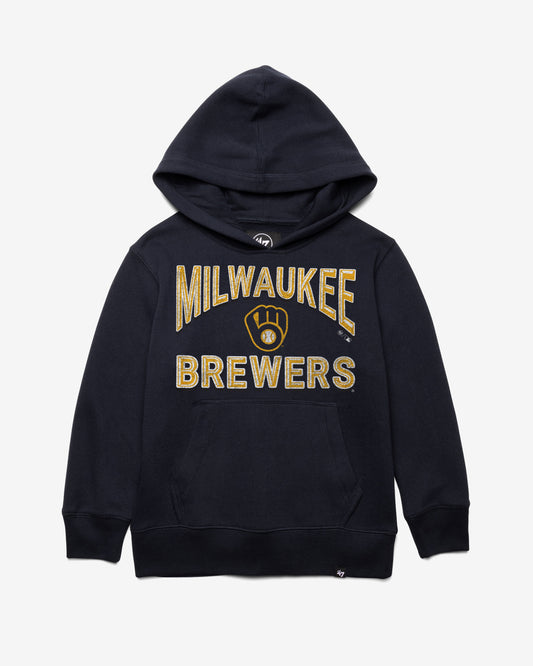 MILWAUKEE BREWERS FAN OUT '47 KID'S HEADLINE HOOD