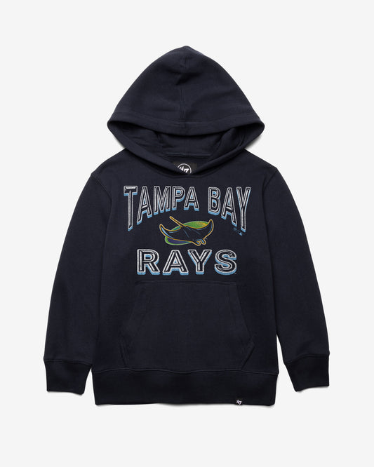 TAMPA BAY RAYS FAN OUT '47 KID'S HEADLINE HOOD