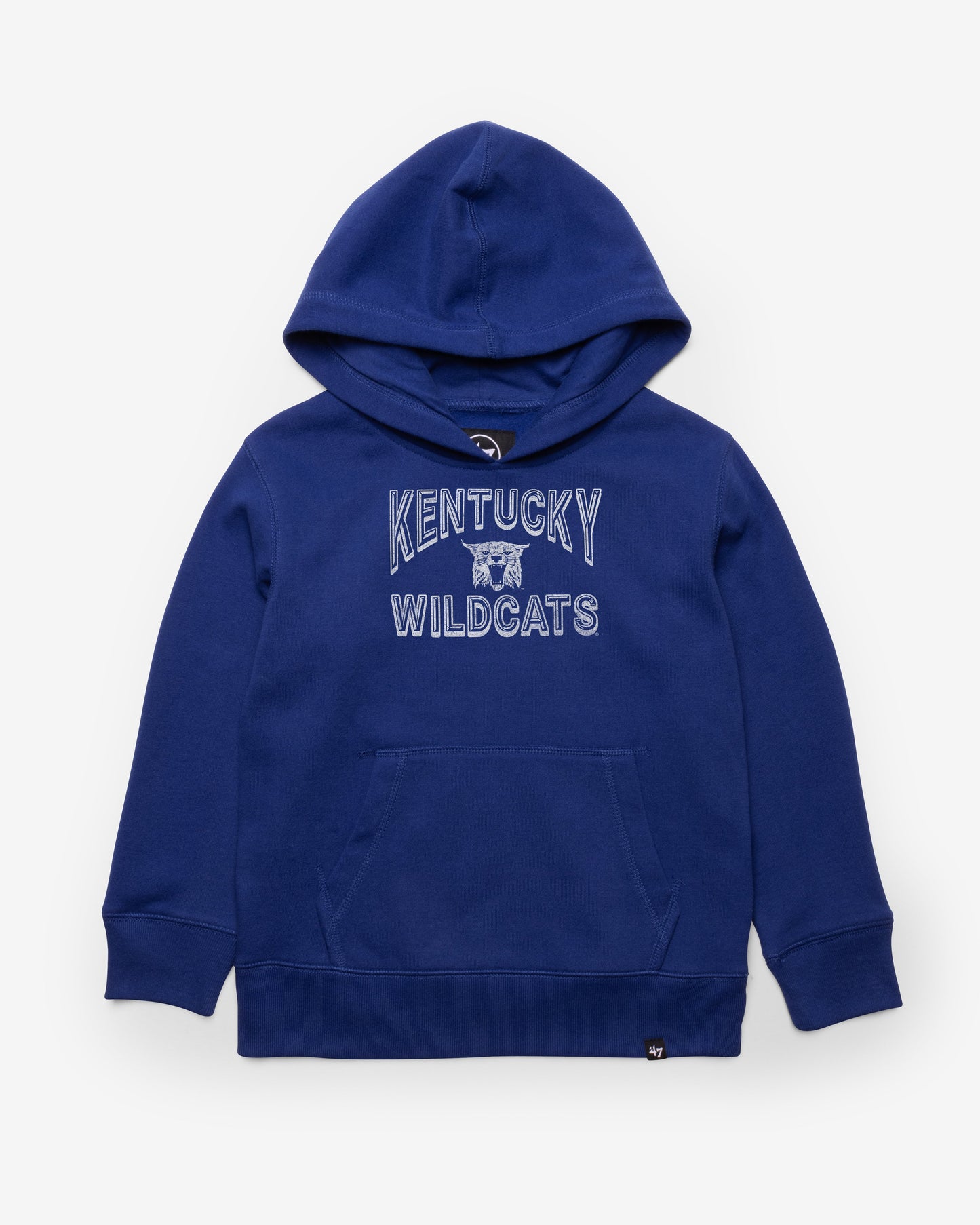 KENTUCKY WILDCATS VINTAGE FAN OUT '47 KID'S HEADLINE HOOD