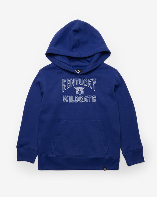 KENTUCKY WILDCATS VINTAGE FAN OUT '47 KID'S HEADLINE HOOD