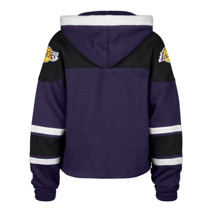 LOS ANGELES LAKERS CITY EDITION CROPPED SUPERIOR '47 LACER HOOD WOMENS