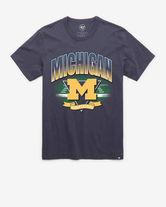 MICHIGAN WOLVERINES ARENA FADE '47 FRANKLIN TEE