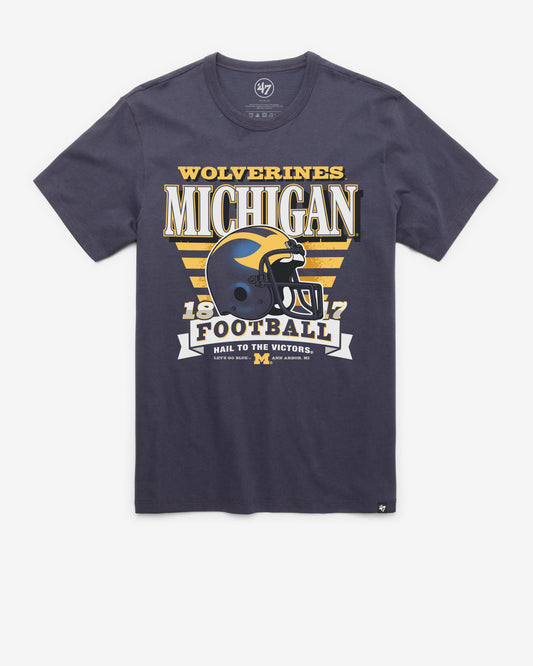 MICHIGAN WOLVERINES STRIPE SPLASH '47 FRANKLIN TEE