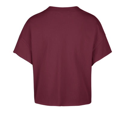 ALABAMA CRIMSON TIDE ELATION '47 OVERSIZED NOTCH NECK TEE WOMENS