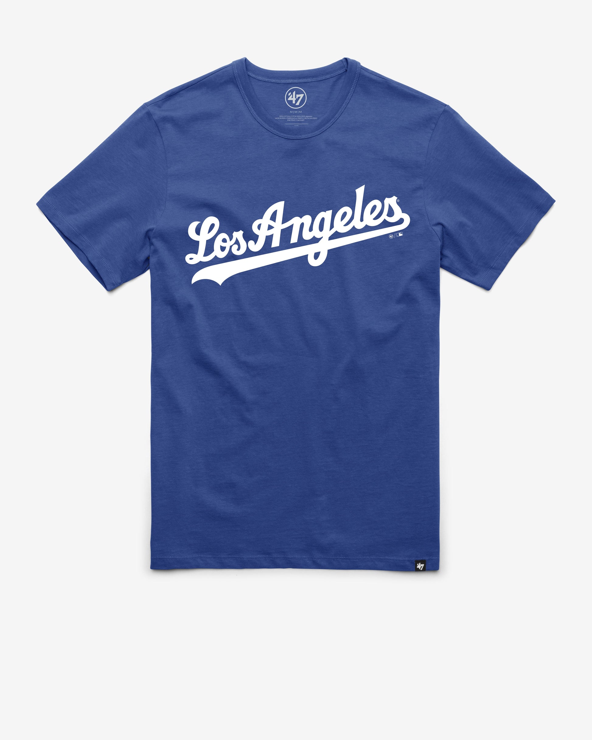LOS ANGELES DODGERS WORDMARK '47 FRANKLIN TEE